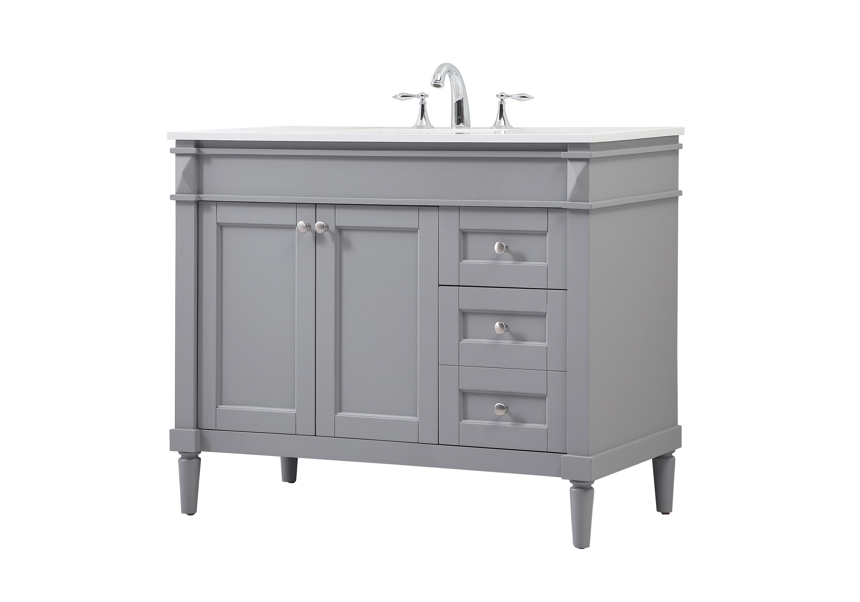 Elegant Decor HF95526GR Bath-Vanity-Combo - View #3