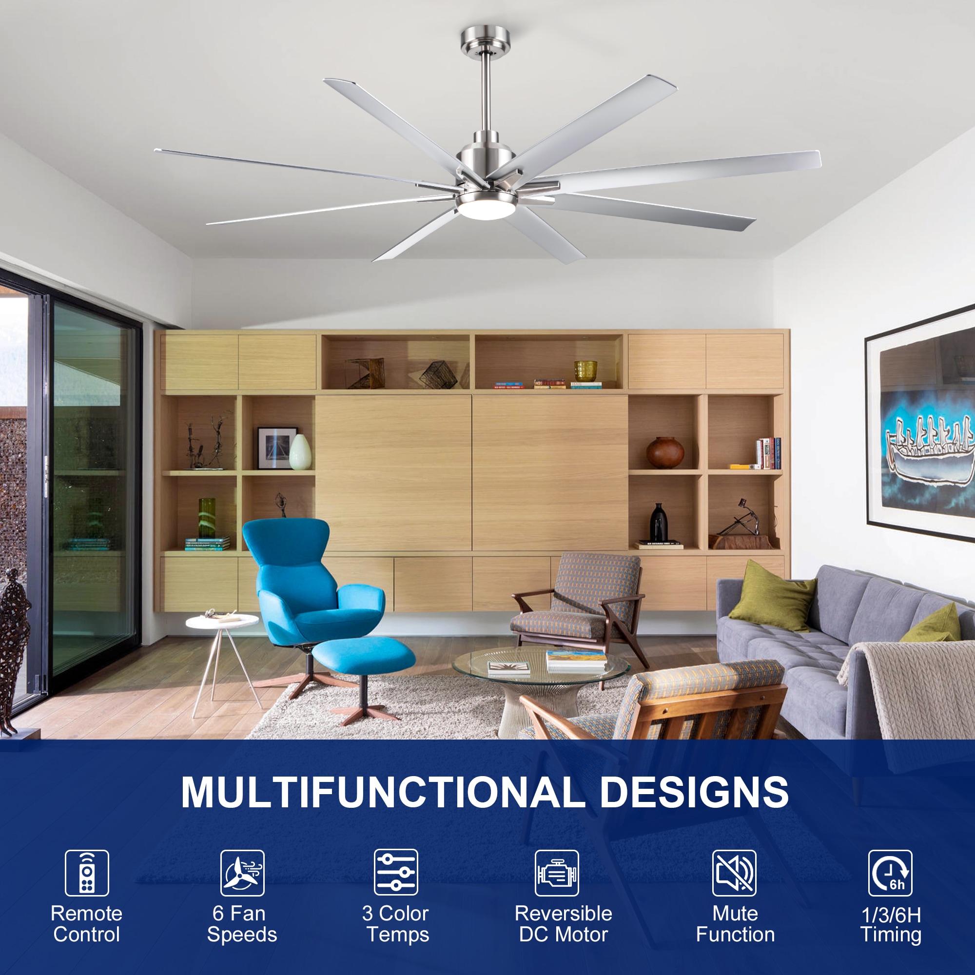 YUHAO LSDC1109SNA722 Ceiling-Fans - View #4
