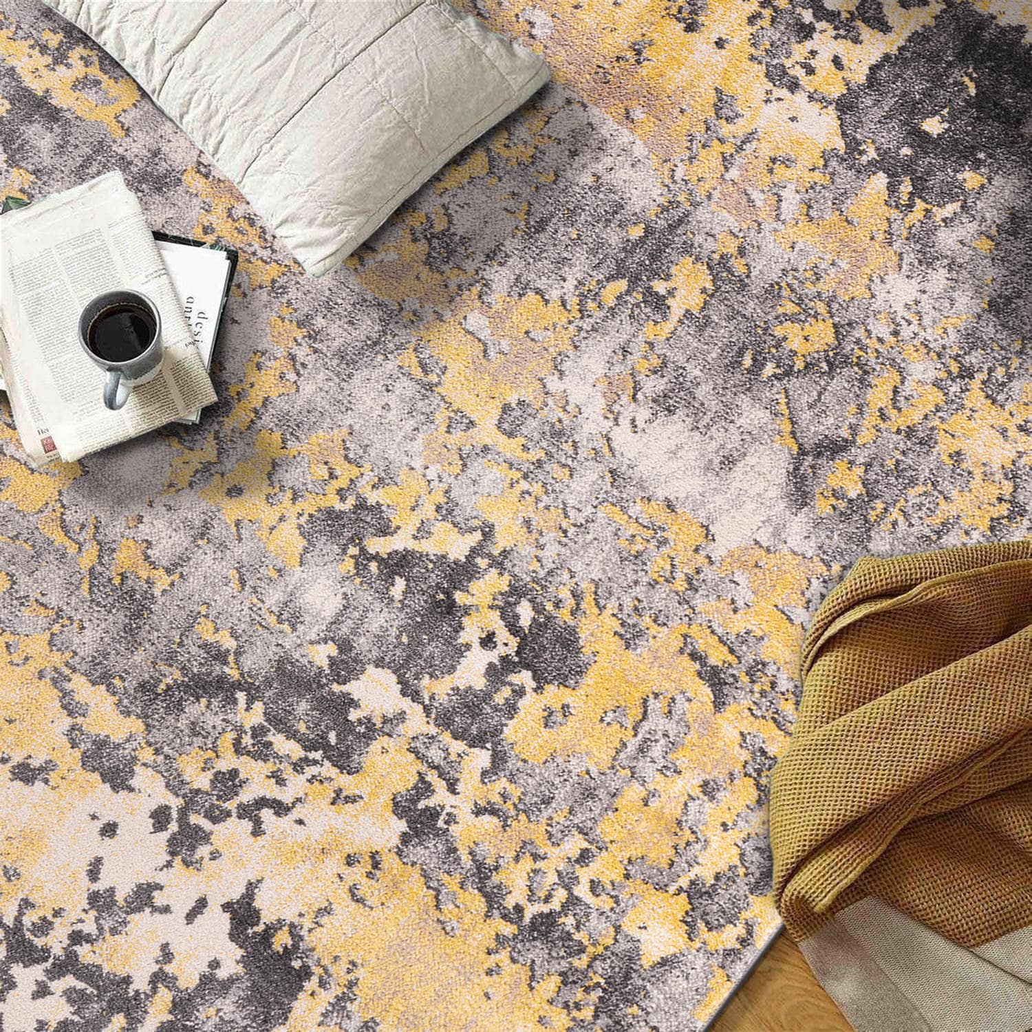 World Rug Gallery 395YELLOW2X7 rugs - View #9