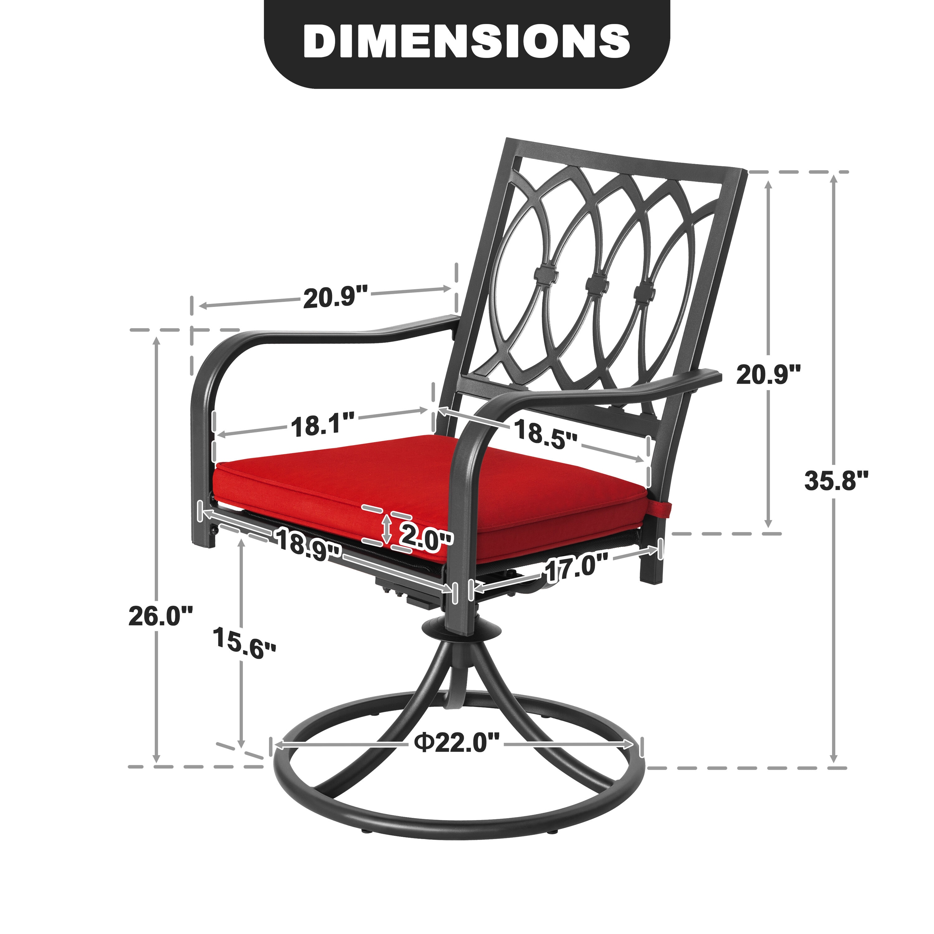 Nuu Garden DB155S Patio-Chairs - View #9