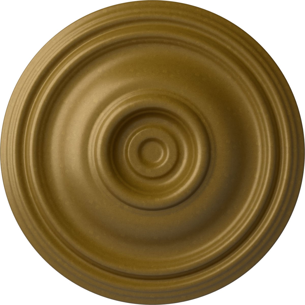 Ekena Millwork CM14TRGLS Traditional 14.75-in W x 14.75-in L Painted Gold Polyurethane Whole Ceiling Medallion