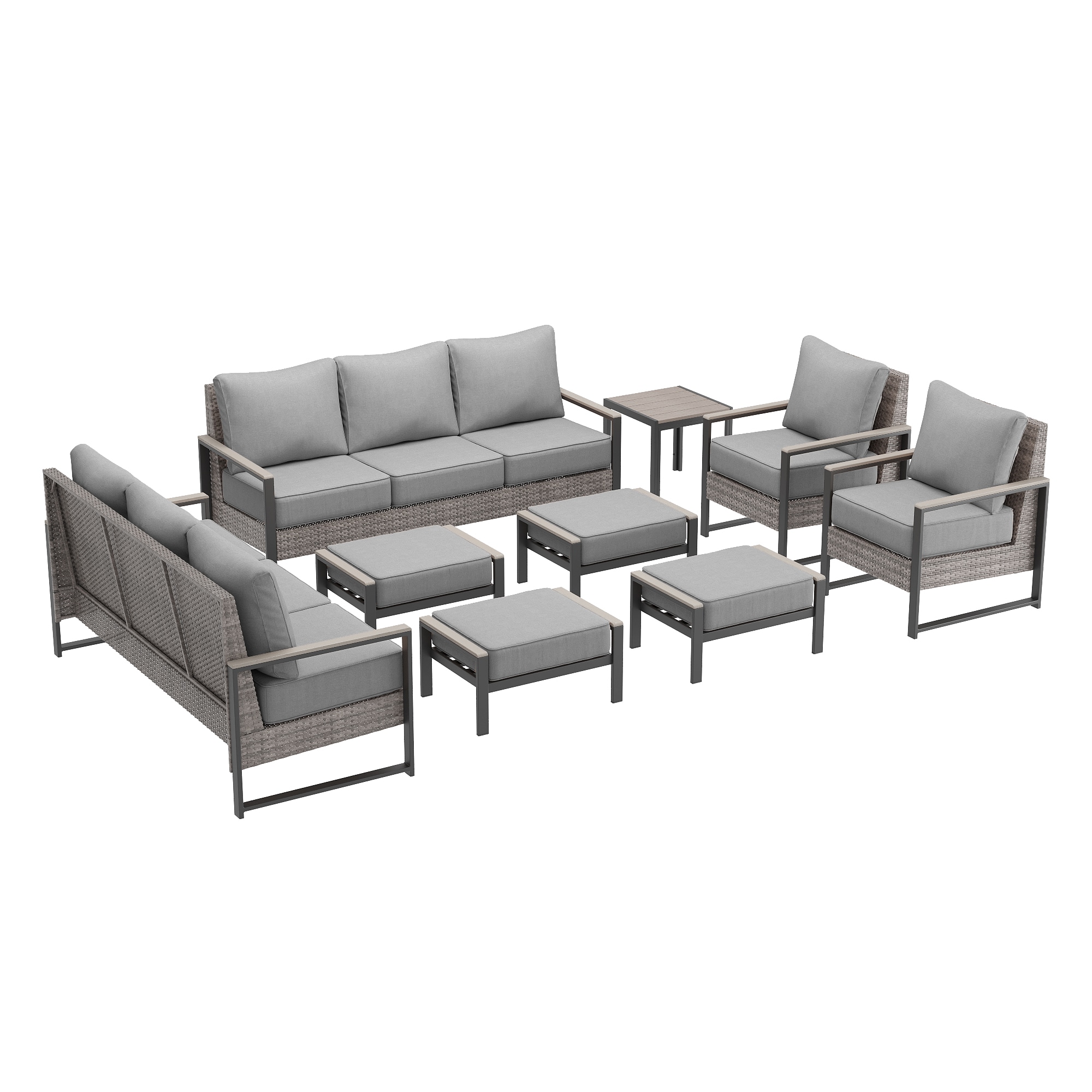 ACEGOSES LW-126BGY-S2T5 Patio-Conversation-Sets - View #2