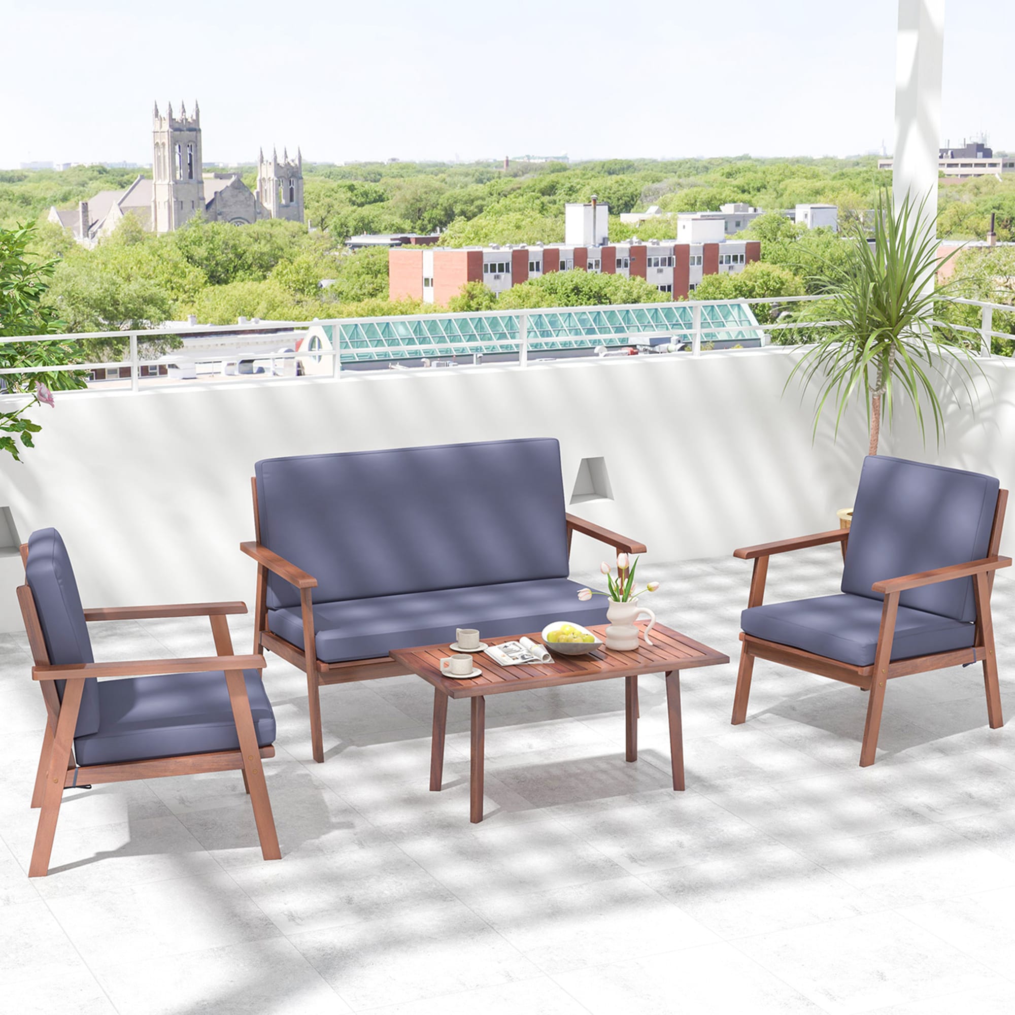 Costway LWS00052 Patio-Conversation-Sets - View #3