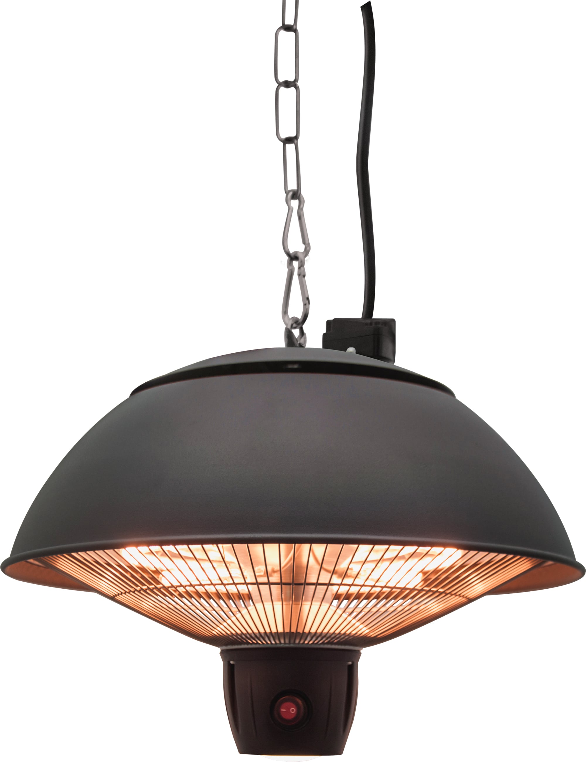 Westinghouse WES31-1540-BLACK 5100 -BTU 110 -Volt Black Steel Electric Patio Heater
