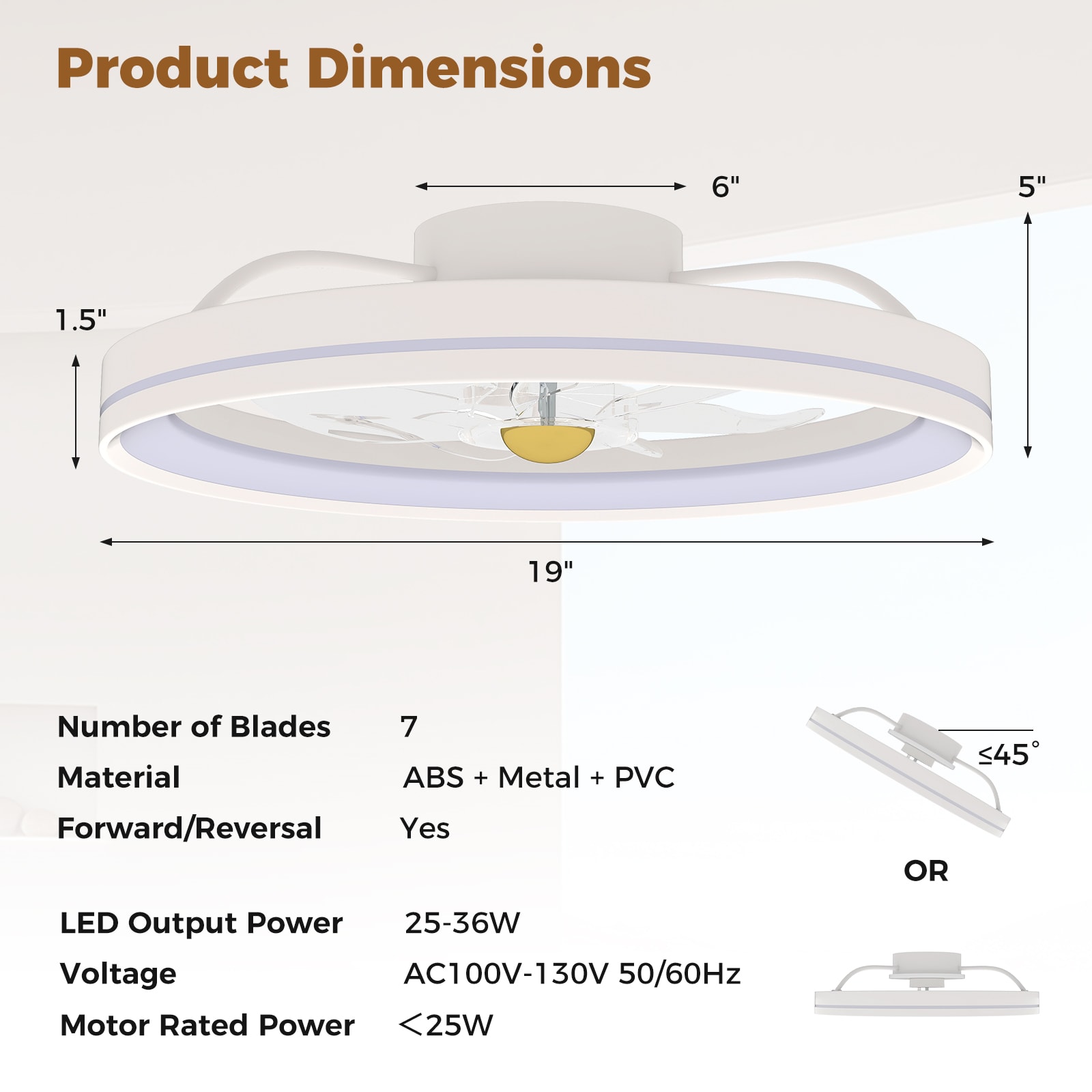 Slickblue D-CO-HW-SU57101UE Ceiling-Fans - View #4
