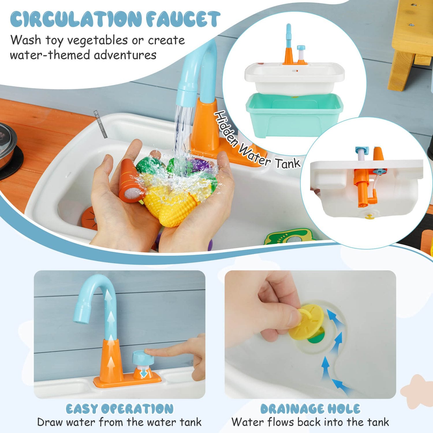 Costway CSHY001700 Play-Toys - View #7