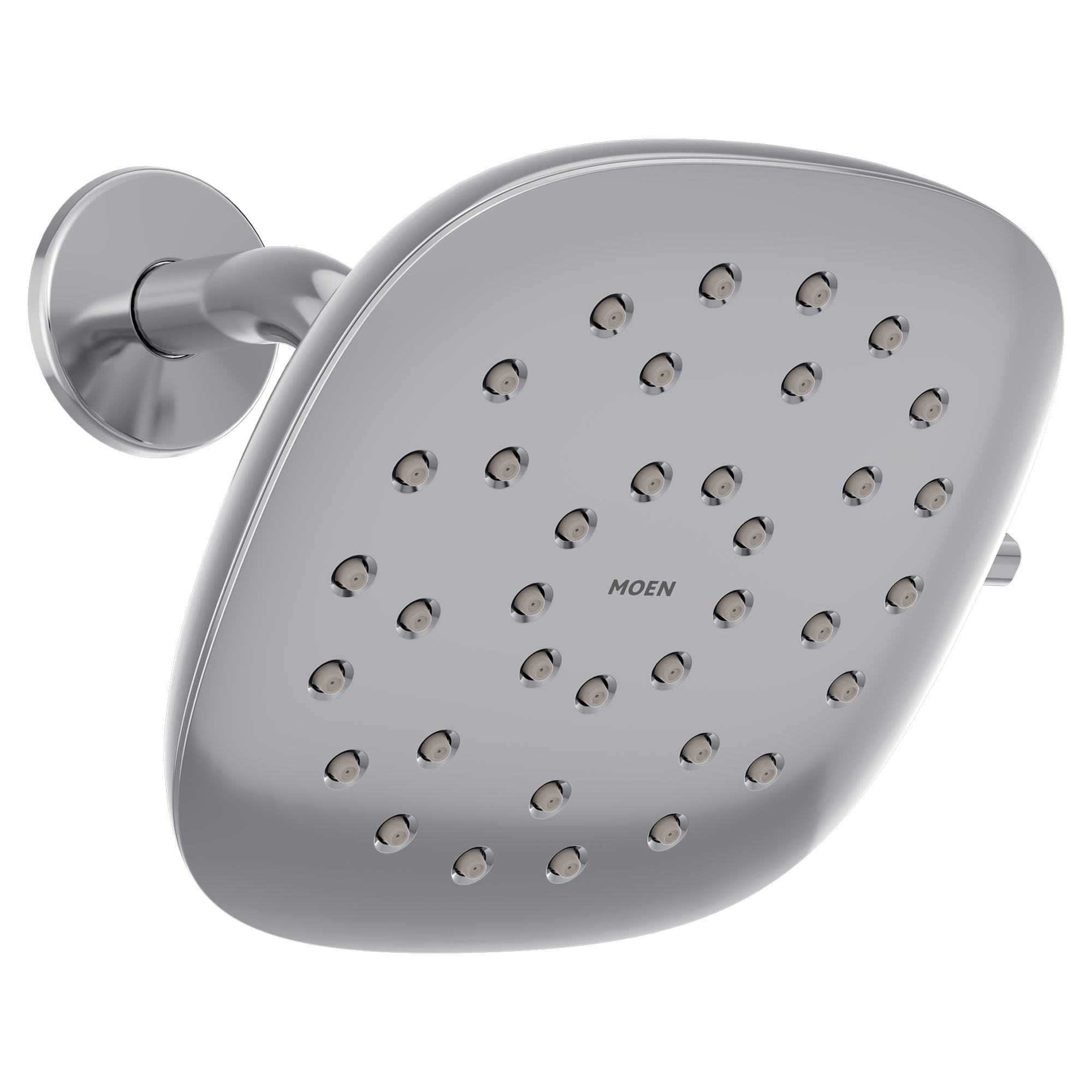 Moen 220R4EP Verso 8.0 -Spray Chrome 7-in Square Fixed Rain Shower Head 1.75 GPM