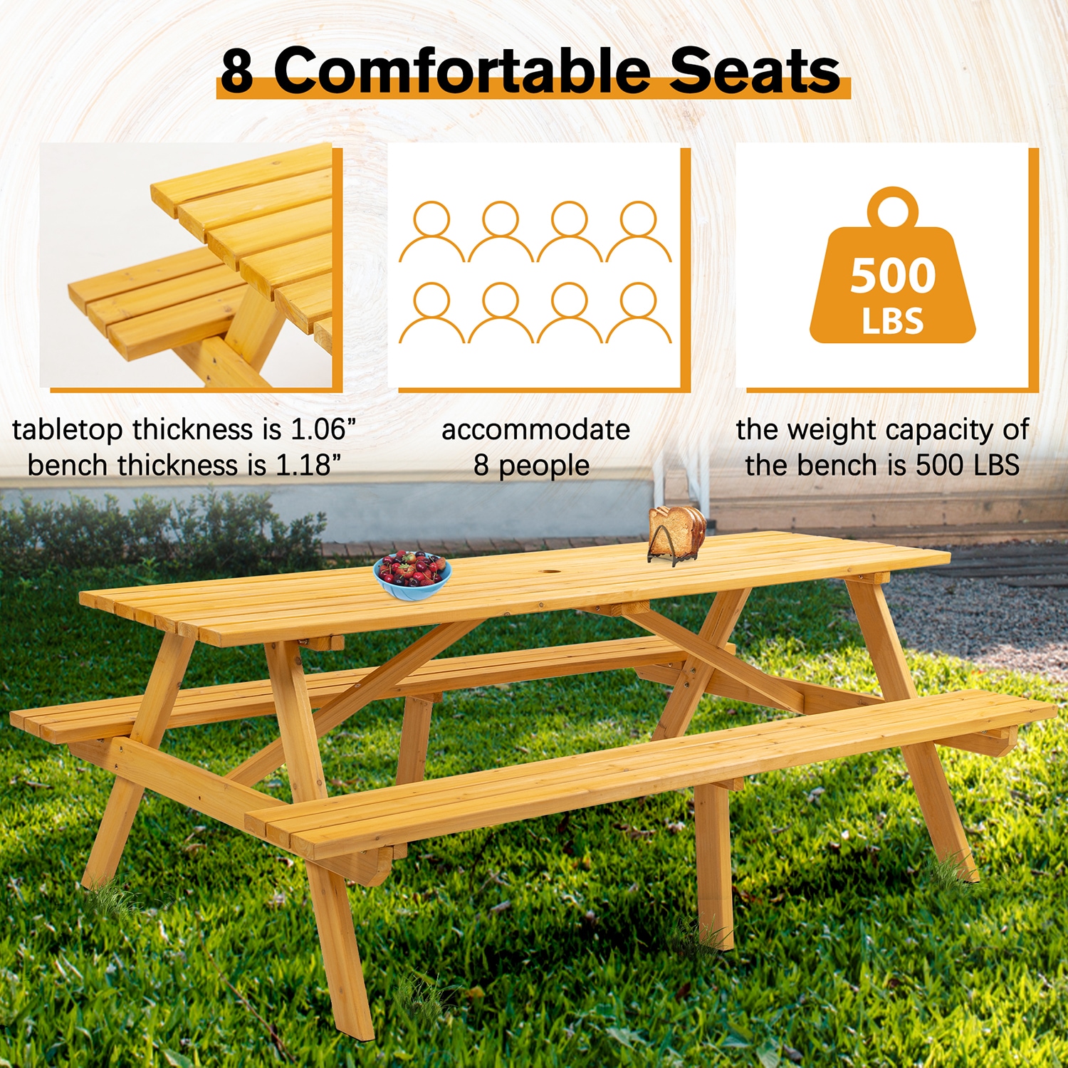 GZMR GZ-W2275B64 Patio-Dining-Sets - View #2