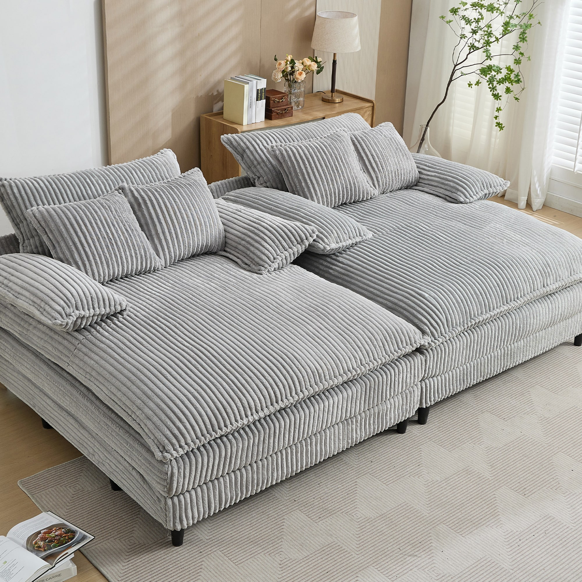 SINOFURN SYA020263GY Sofas-Loveseats - View #11
