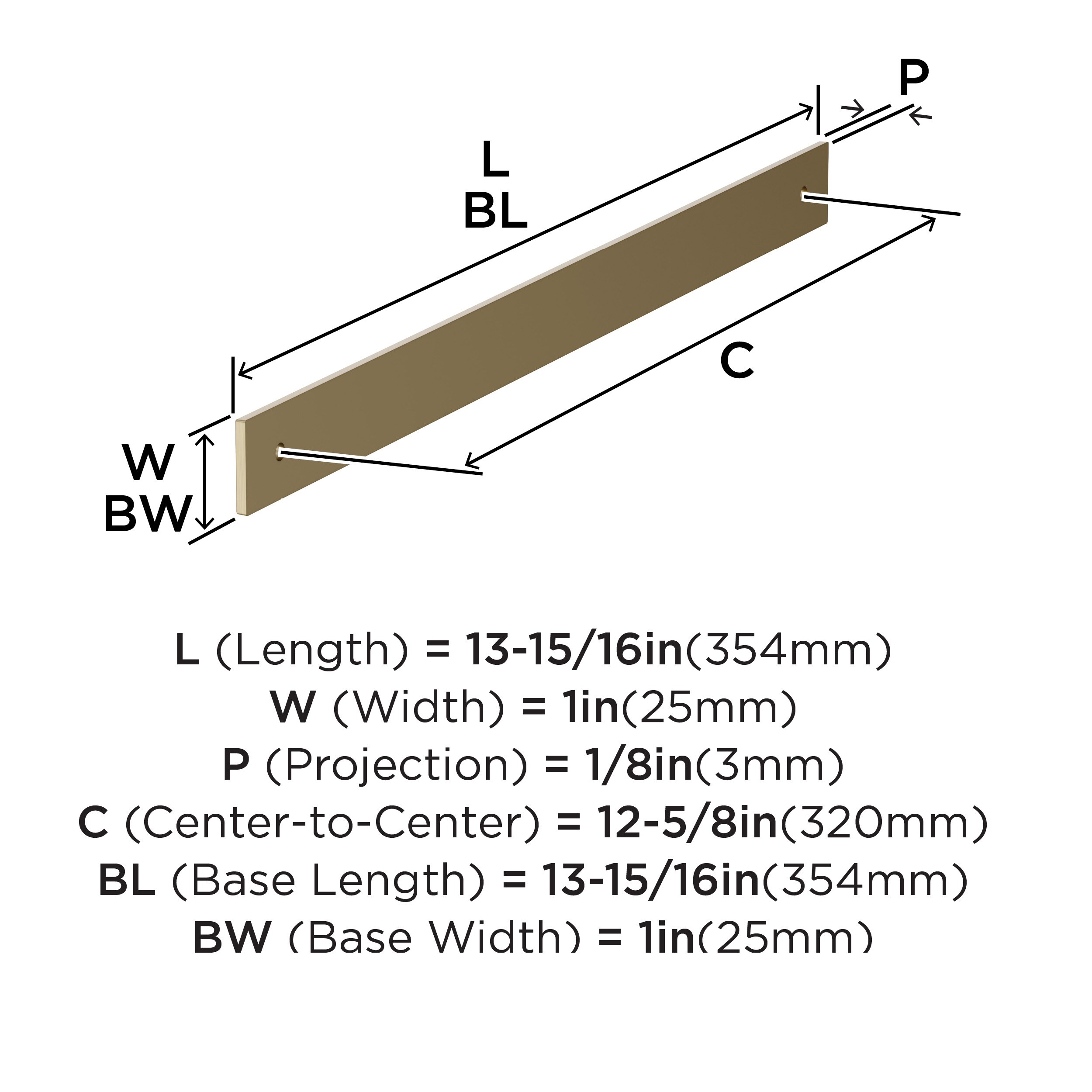 Amerock BP37768BBZ Drawer-Hardware - View #4
