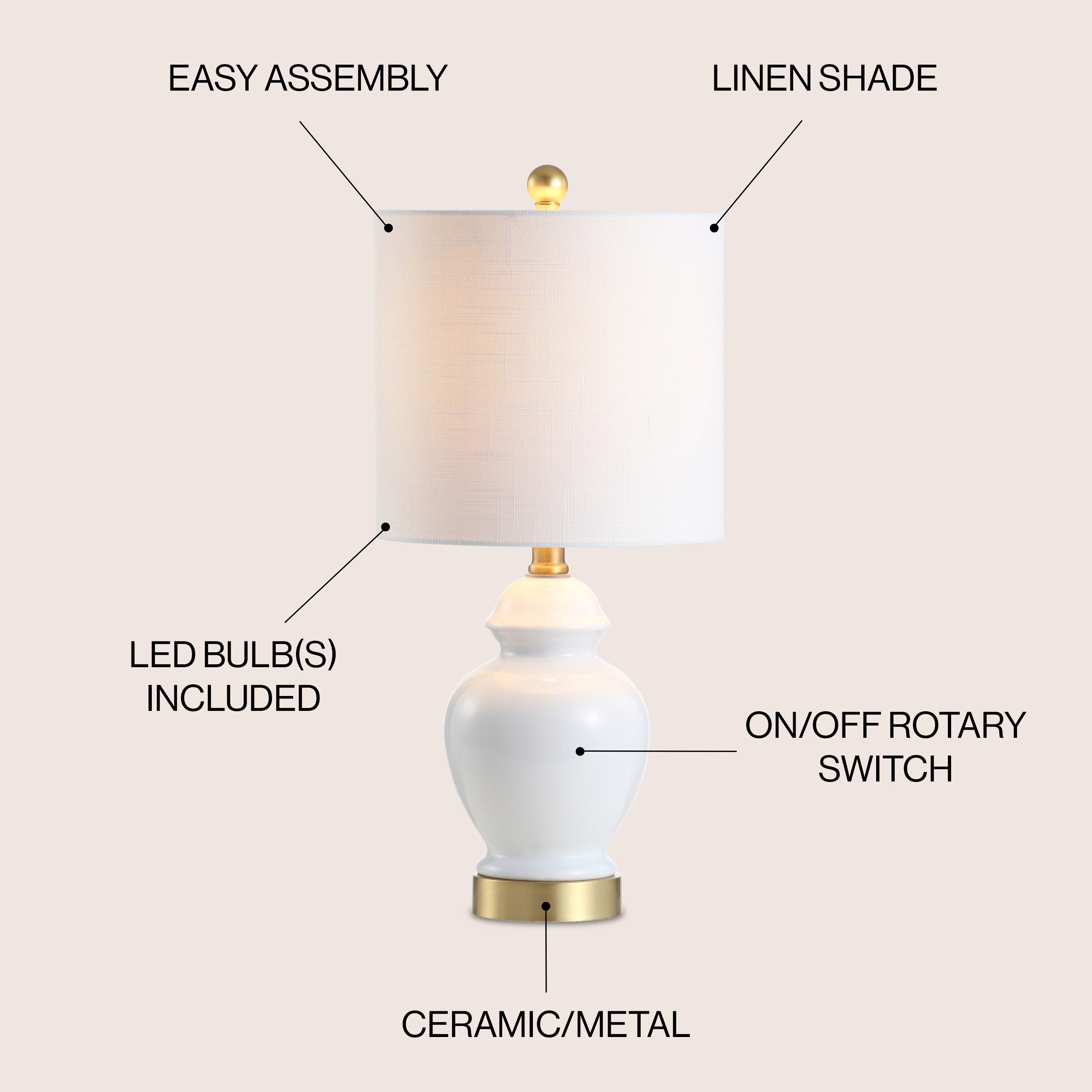 JONATHAN  Y JYL1035A Table-Lamps - View #3