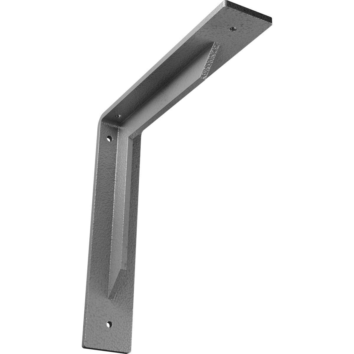 Ekena Millwork BKTM02X10X10STHGY Stockport 10-in x 2-in x 10-in Gray Steel Countertop support bracket