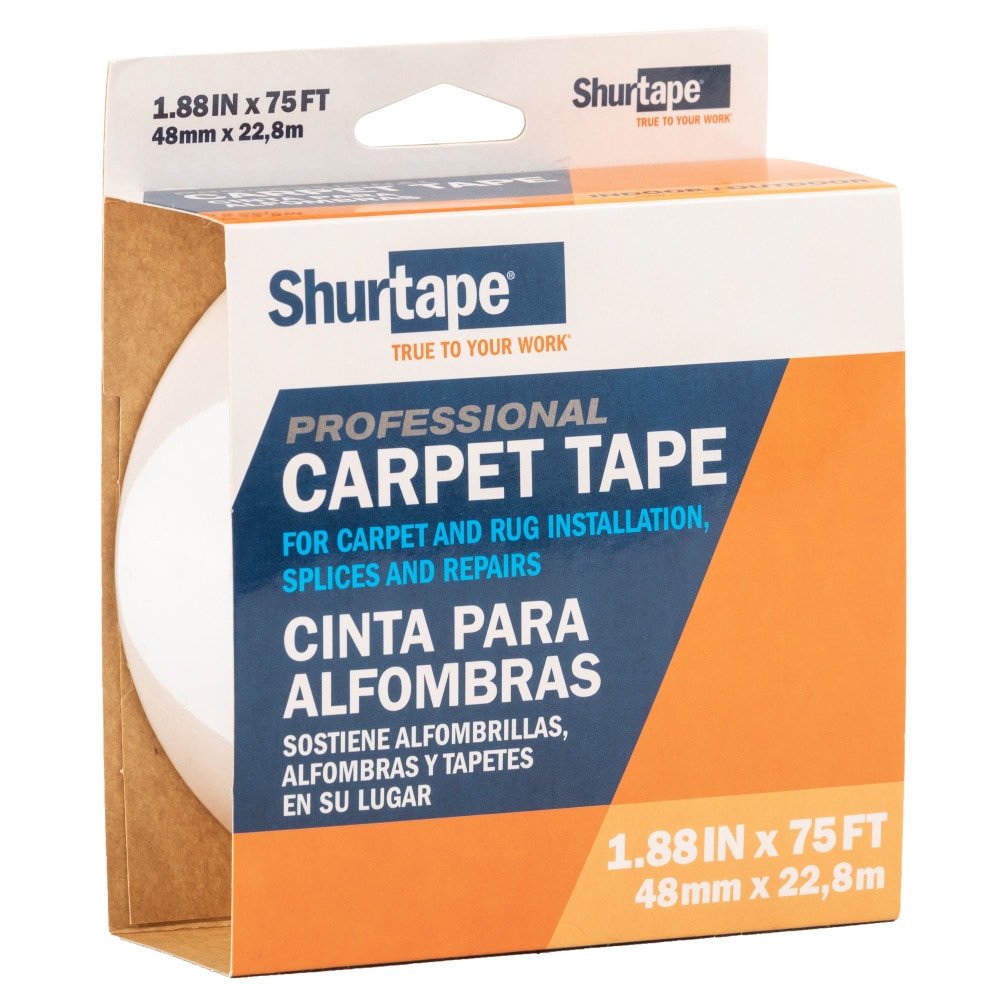 Shurtape 1.88-in x 75-ft White Double-sided Seam Tape in the