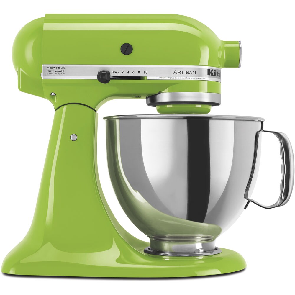KitchenAid 5-Quart 10-Speed Green Apple Residential Stand Mixer in the  Stand Mixers department at
