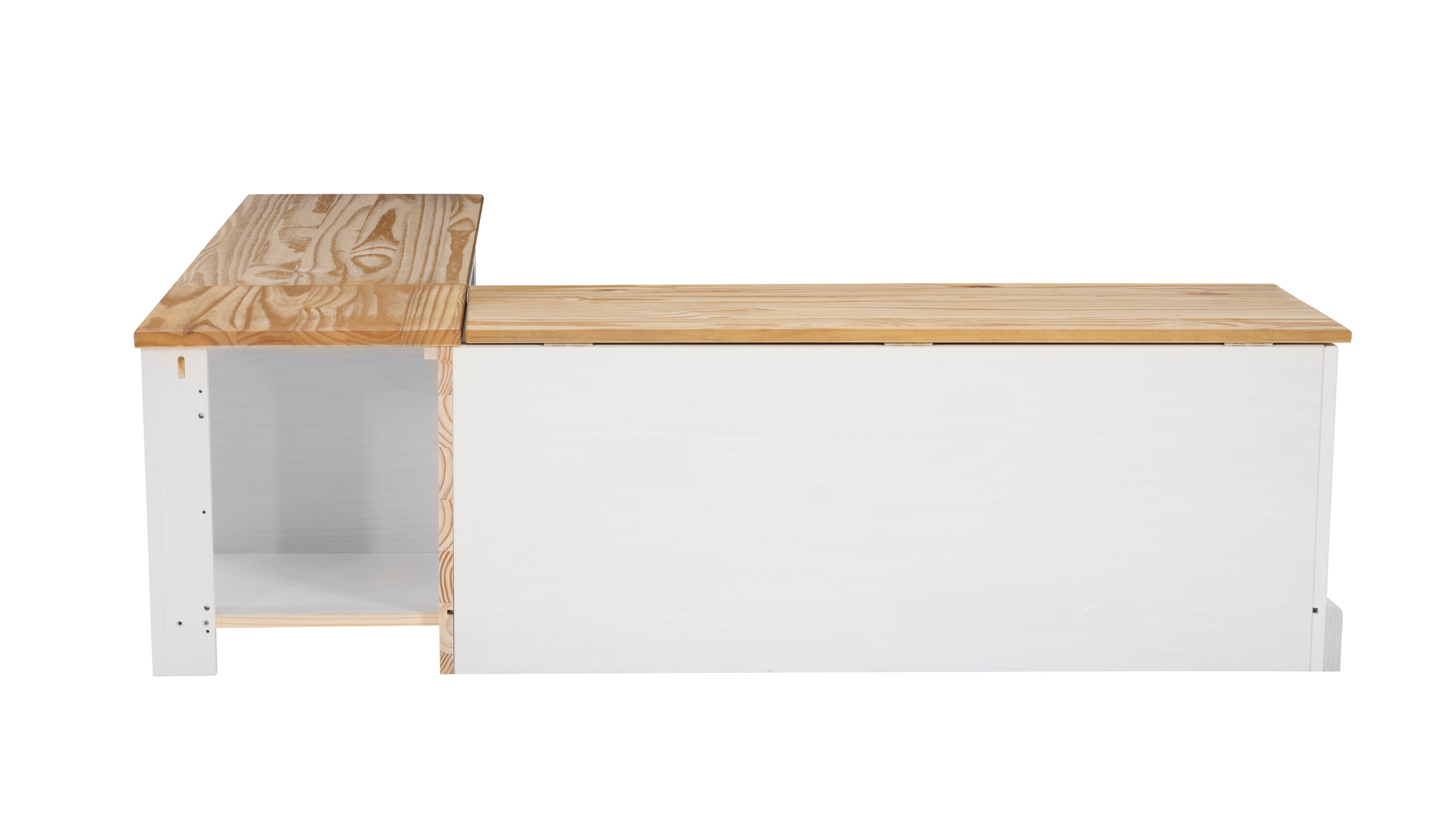Linon NK158NATWHT01U Dining-Benches - View #8
