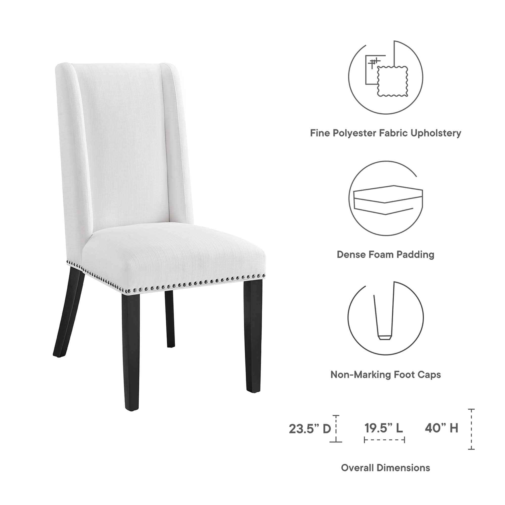 Modway EEI-2233-WHI Dining-Chairs - View #2