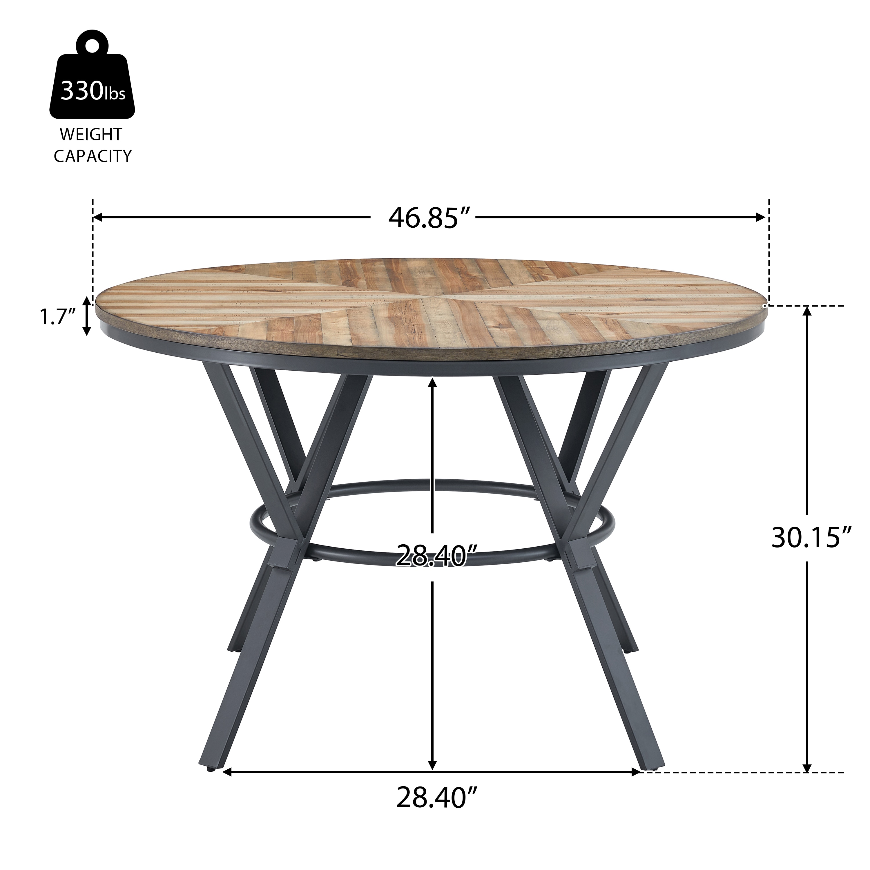 ModernLuxe L3P-N768P228001L-6 Dining-Sets - View #3