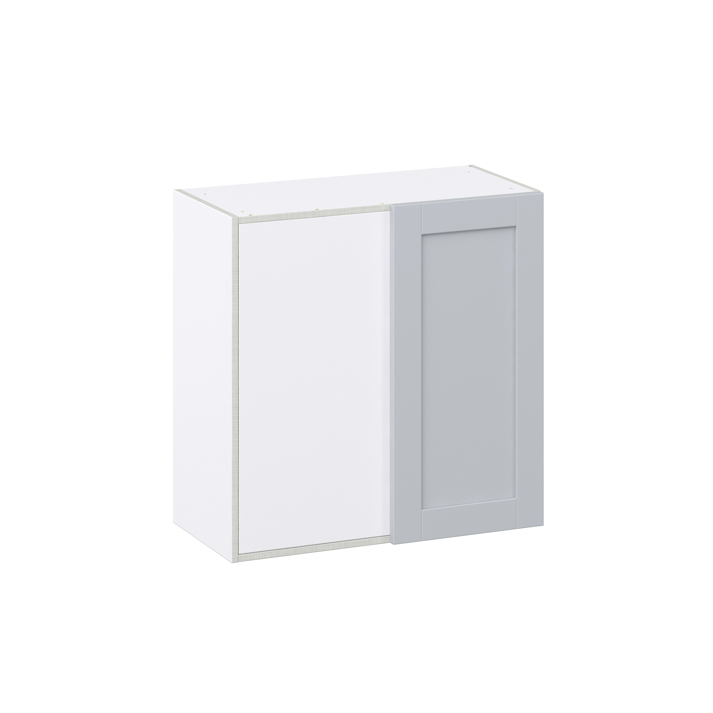 Hugo&Borg Charlesberg 9-in W x 30-in H x 14-in D Gray Open Cube Organizer Wall Fully Assembled Cabinet (Recessed Panel Style)