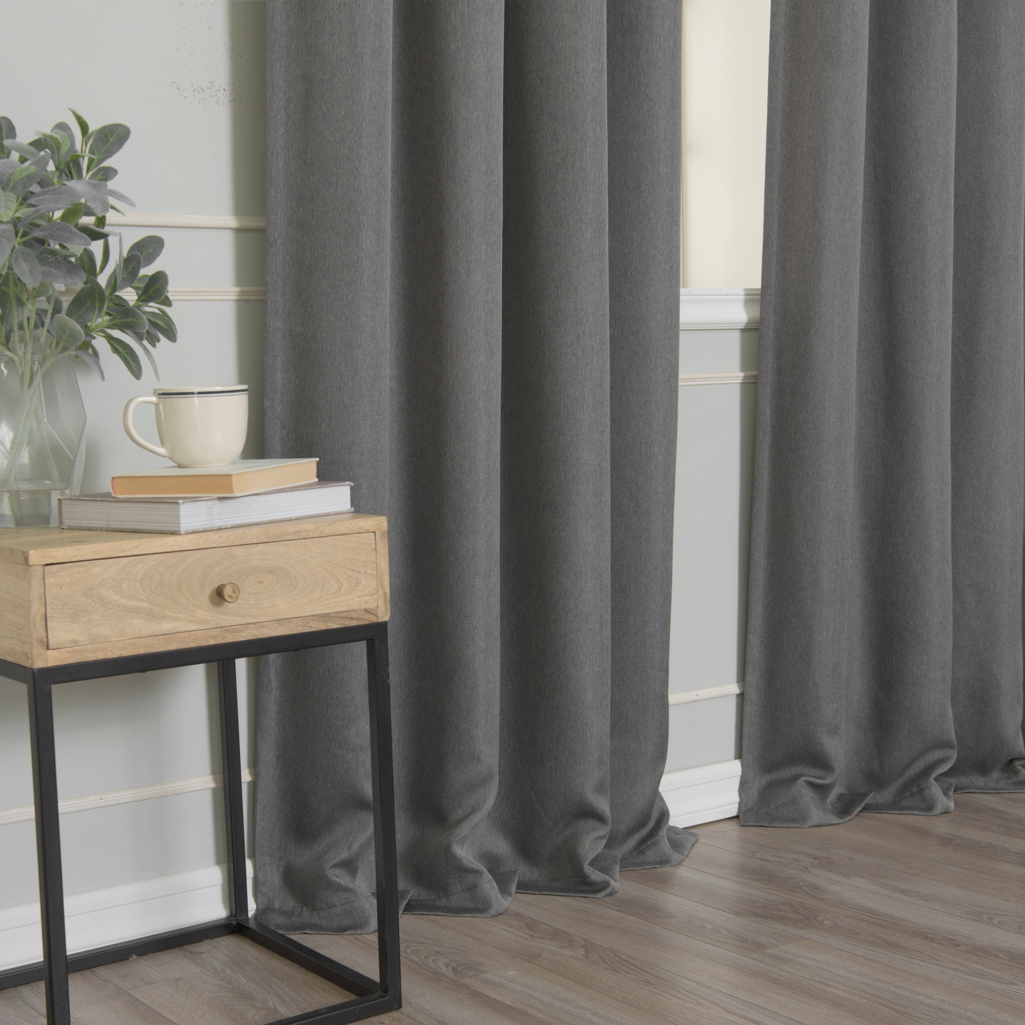 Best Home Fashion JC-05-GS-108-DK.GREY curtains - View #5