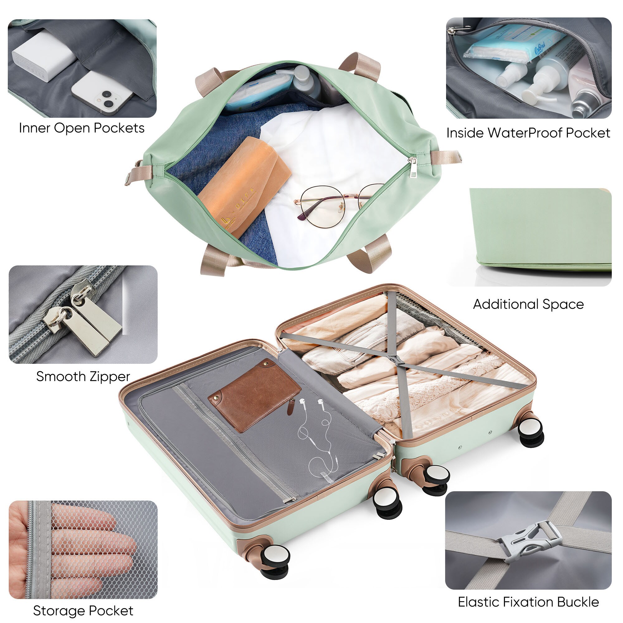 Bybafun YD9600057 Luggage-And-Luggage-Sets - View #5