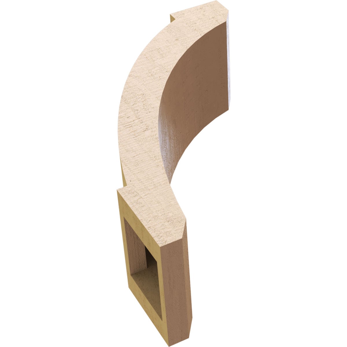Ekena Millwork BRCUR05X10X14LFTRCPR braces - View #7