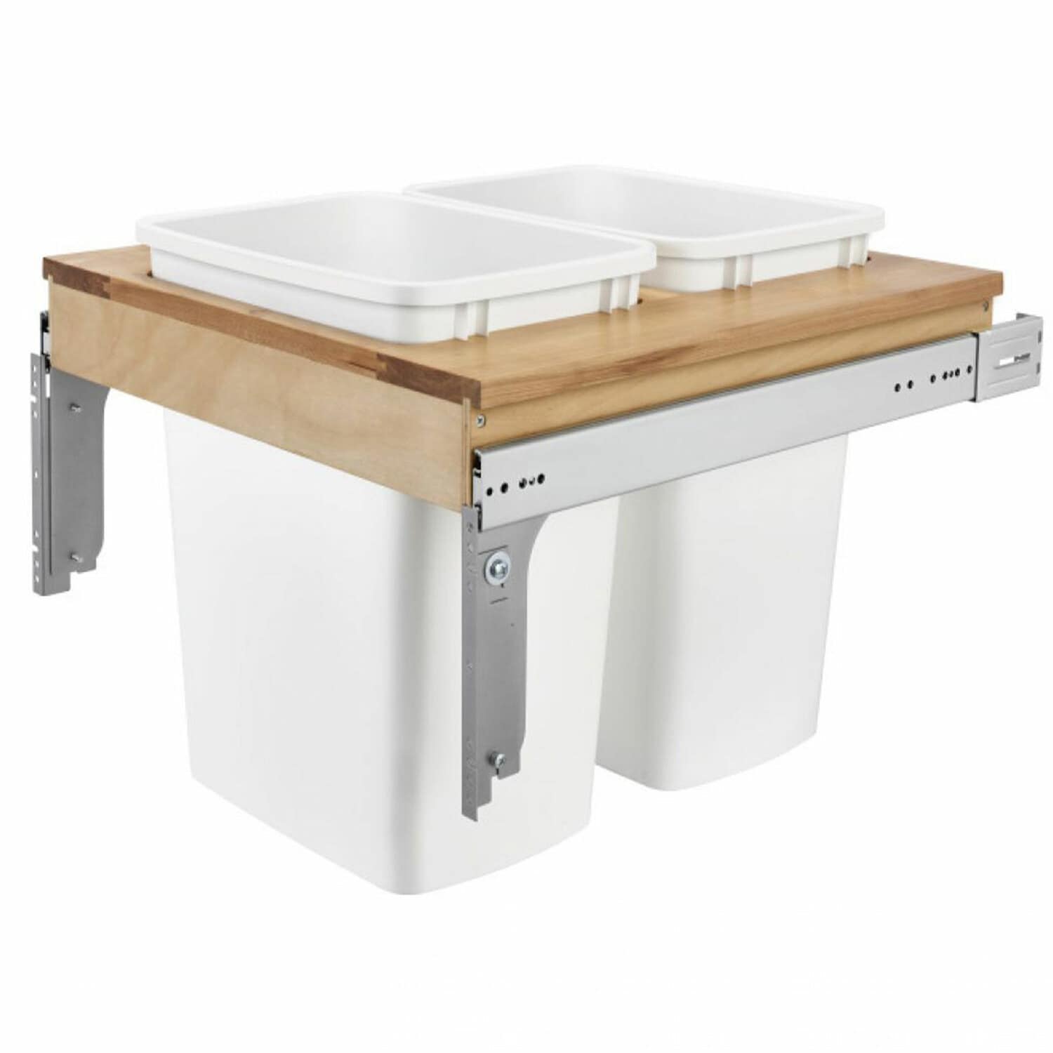 Rev-A-Shelf 189778 21-in x 23-in x 18-in 35-Quarts 2 Pull-out trash can