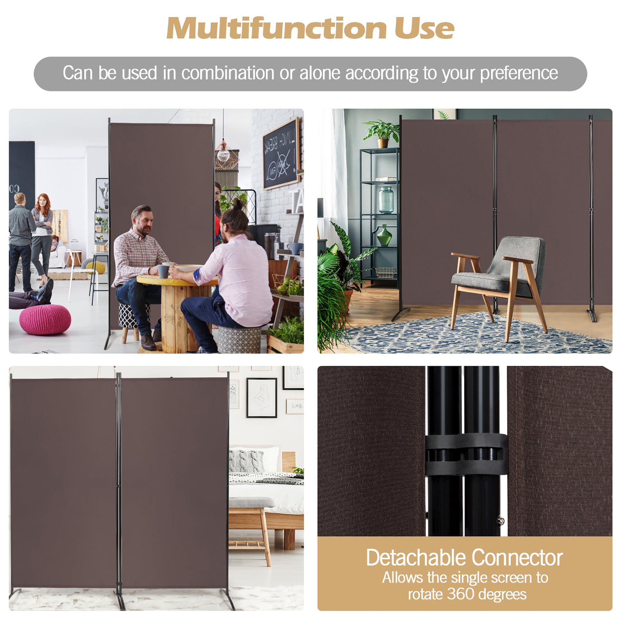 Goplus LWS00452 Indoor-Privacy-Screens - View #6