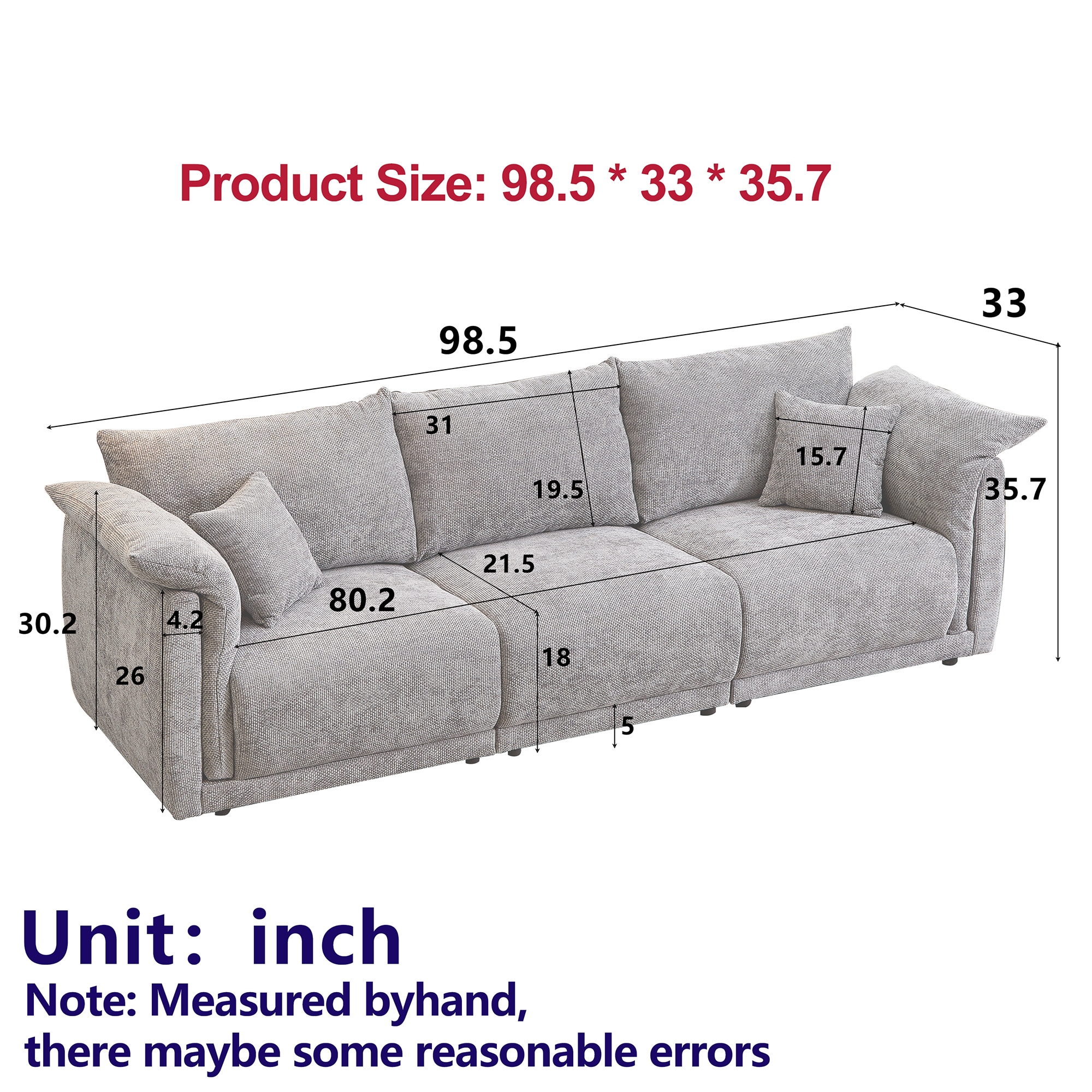 Bybafun YD2700111 Sofas-Loveseats - View #3