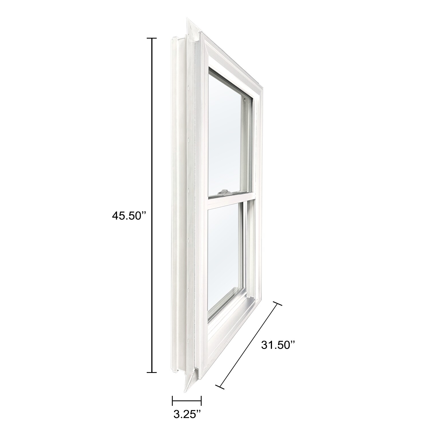 United Window & Door PRO Series 31-1/2-in x 45-1/2-in White Vinyl New ...