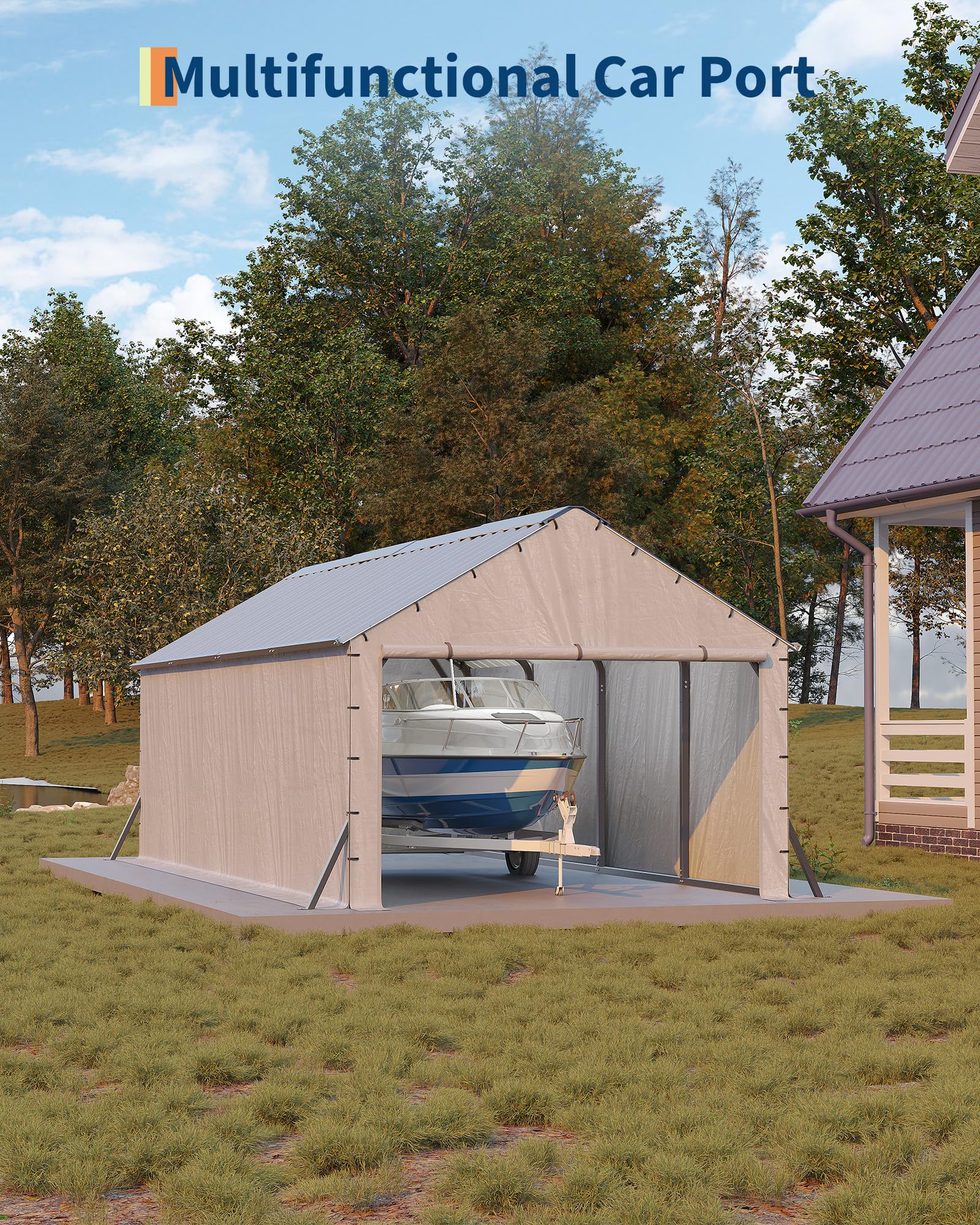 GarveeLife LMYCP-NH930169 Carport-Covers - View #6