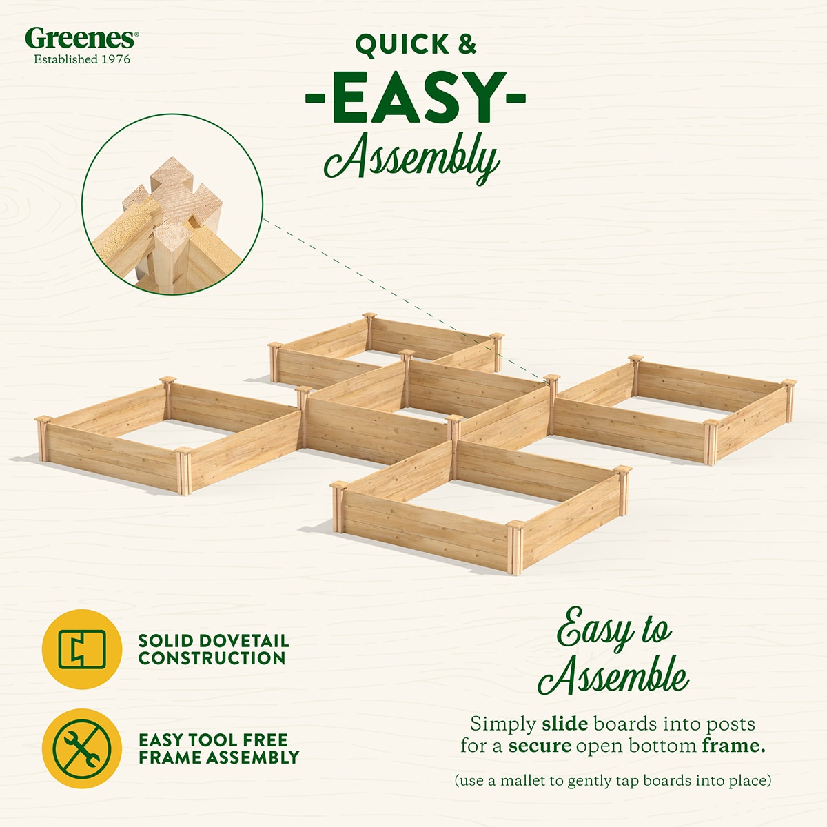 Greenes Fence RC12T8S64B Raised-Garden-Beds - View #4