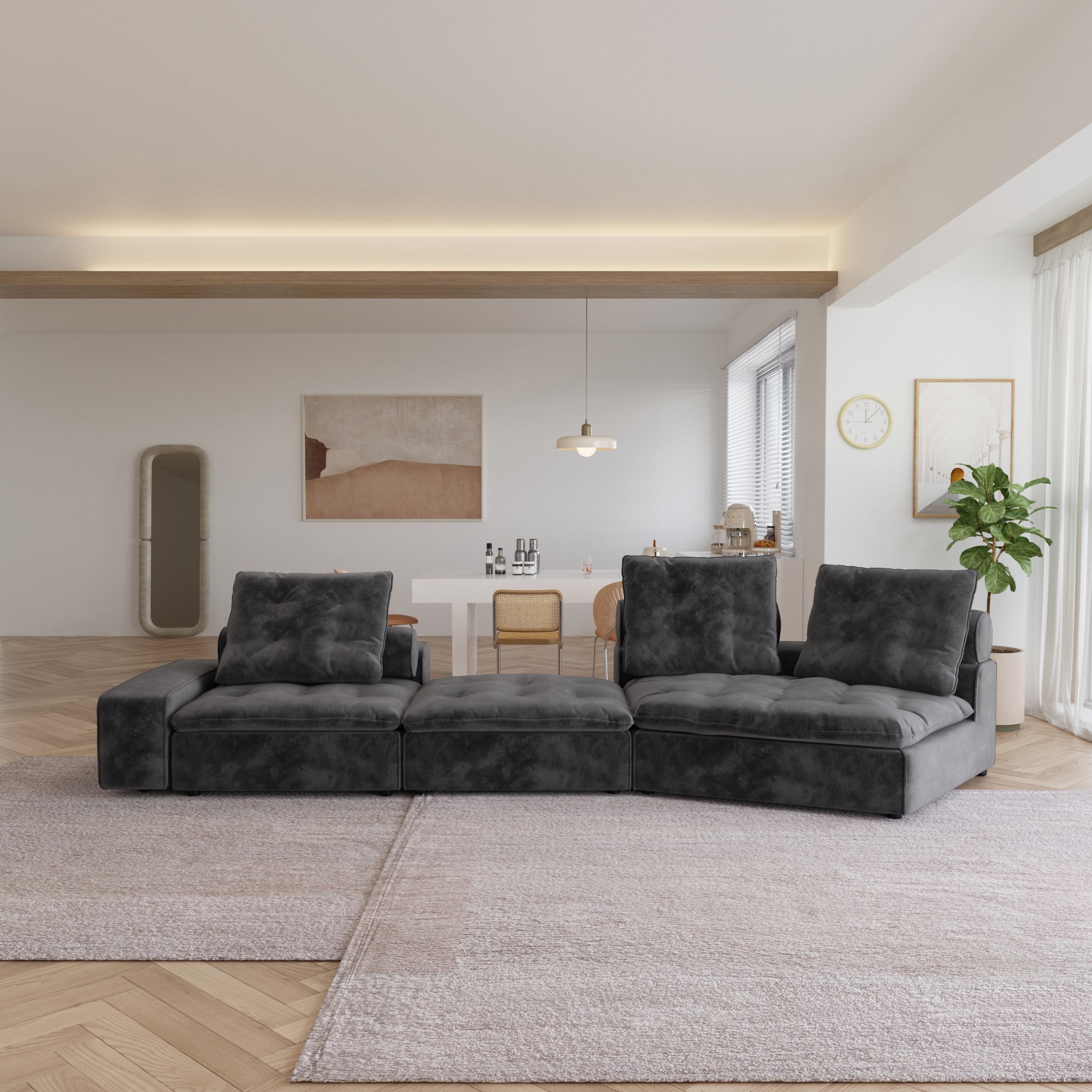 BuotiqHom DH-C134-136GY Sofas-Loveseats - View #7
