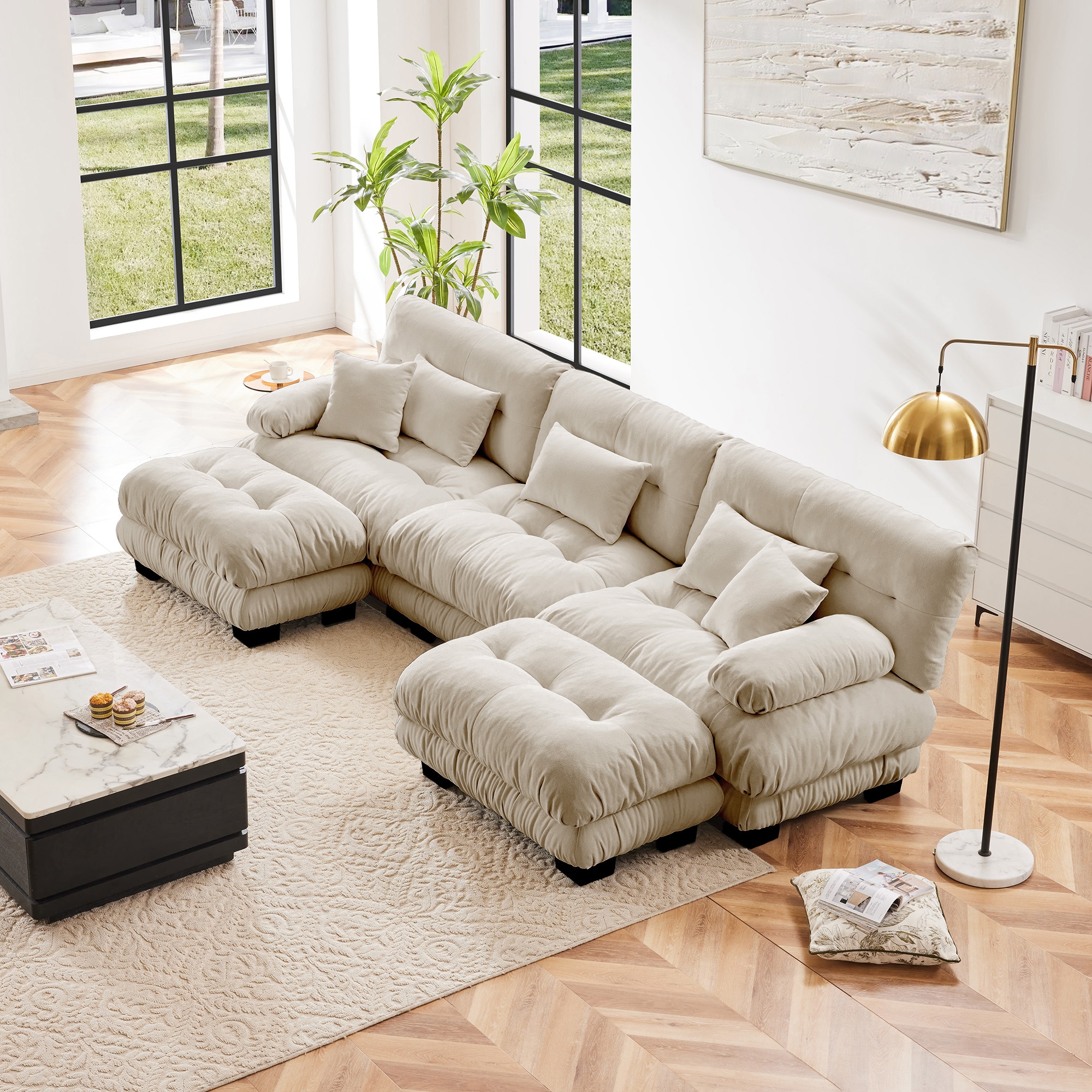 SINOFURN SYA370108GY Sofas-Loveseats - View #2