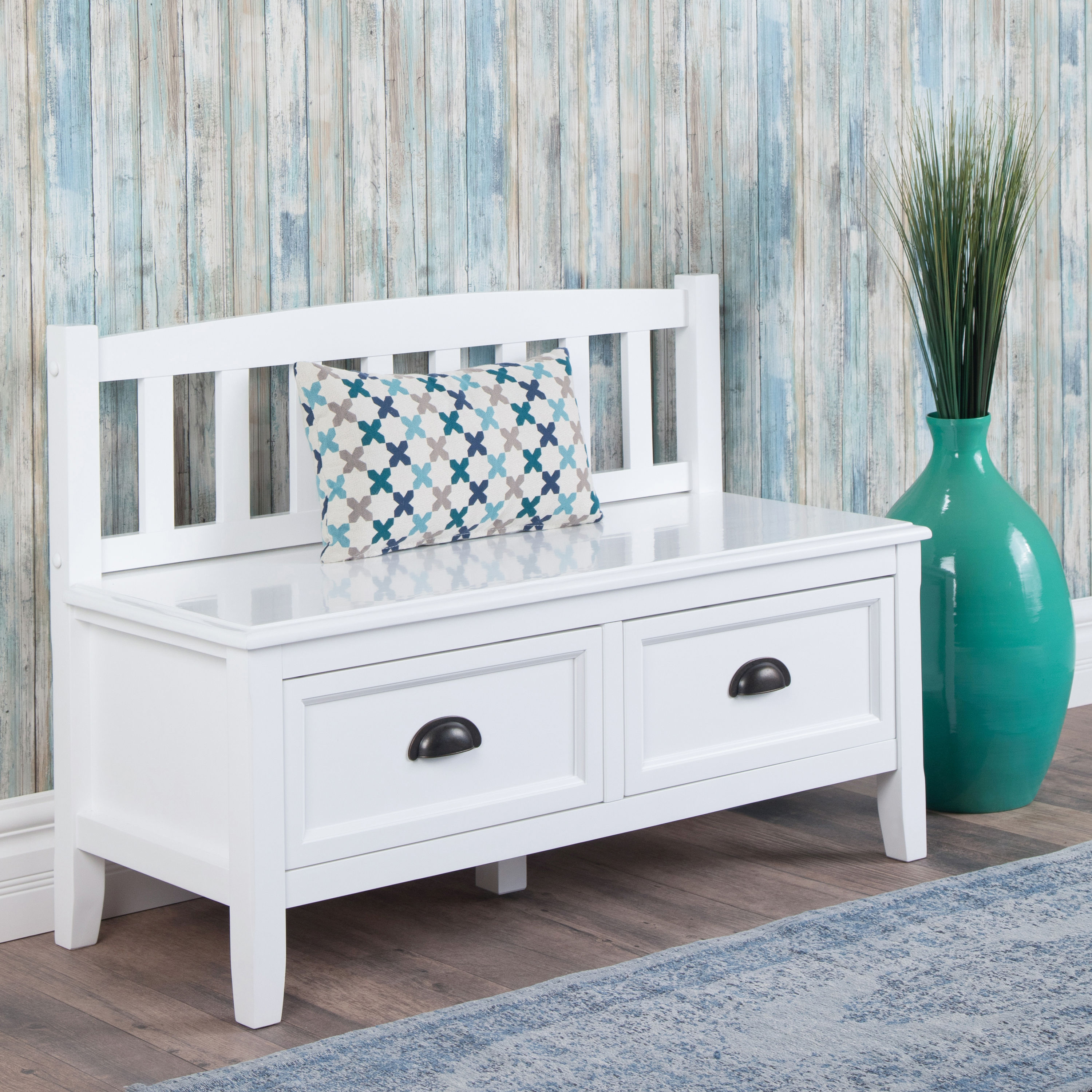 Simpli Home AXCBURBEN-W bench - View #8