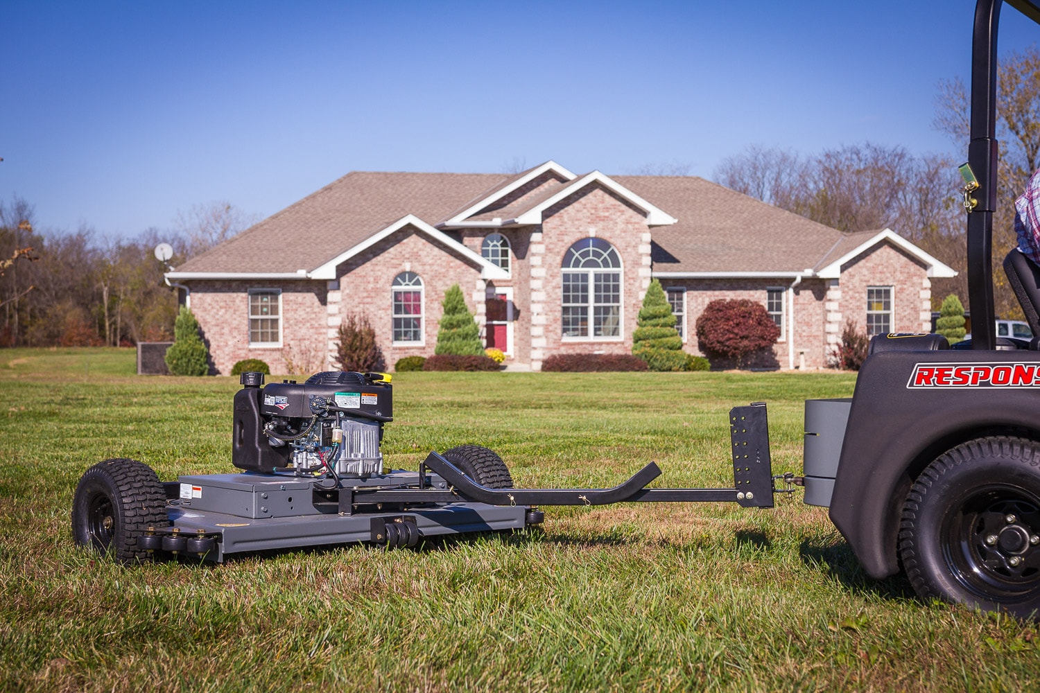 Lowes pull behind outlet mower