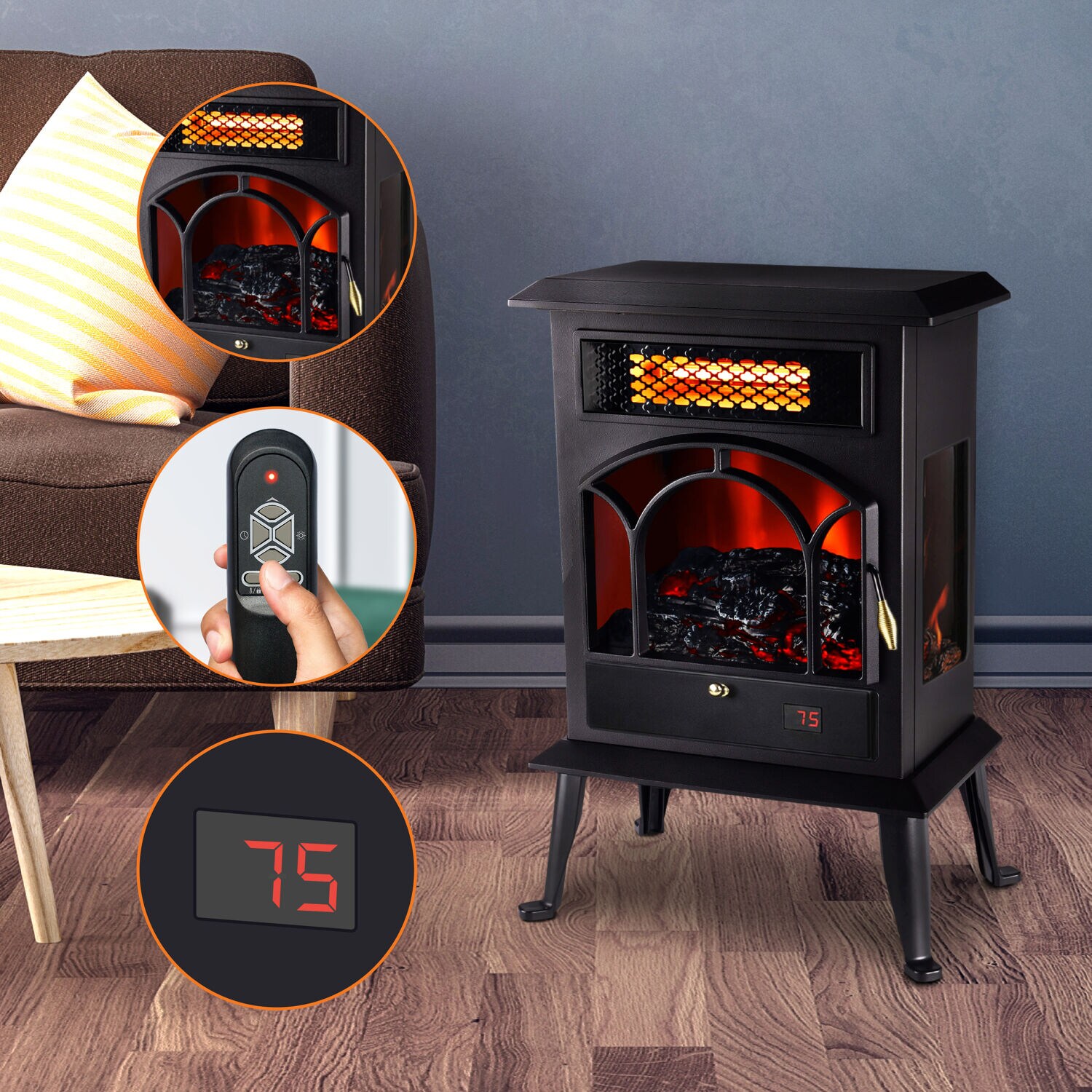 Lifesmart HT1289 Portable-Electric-Heat - View #7