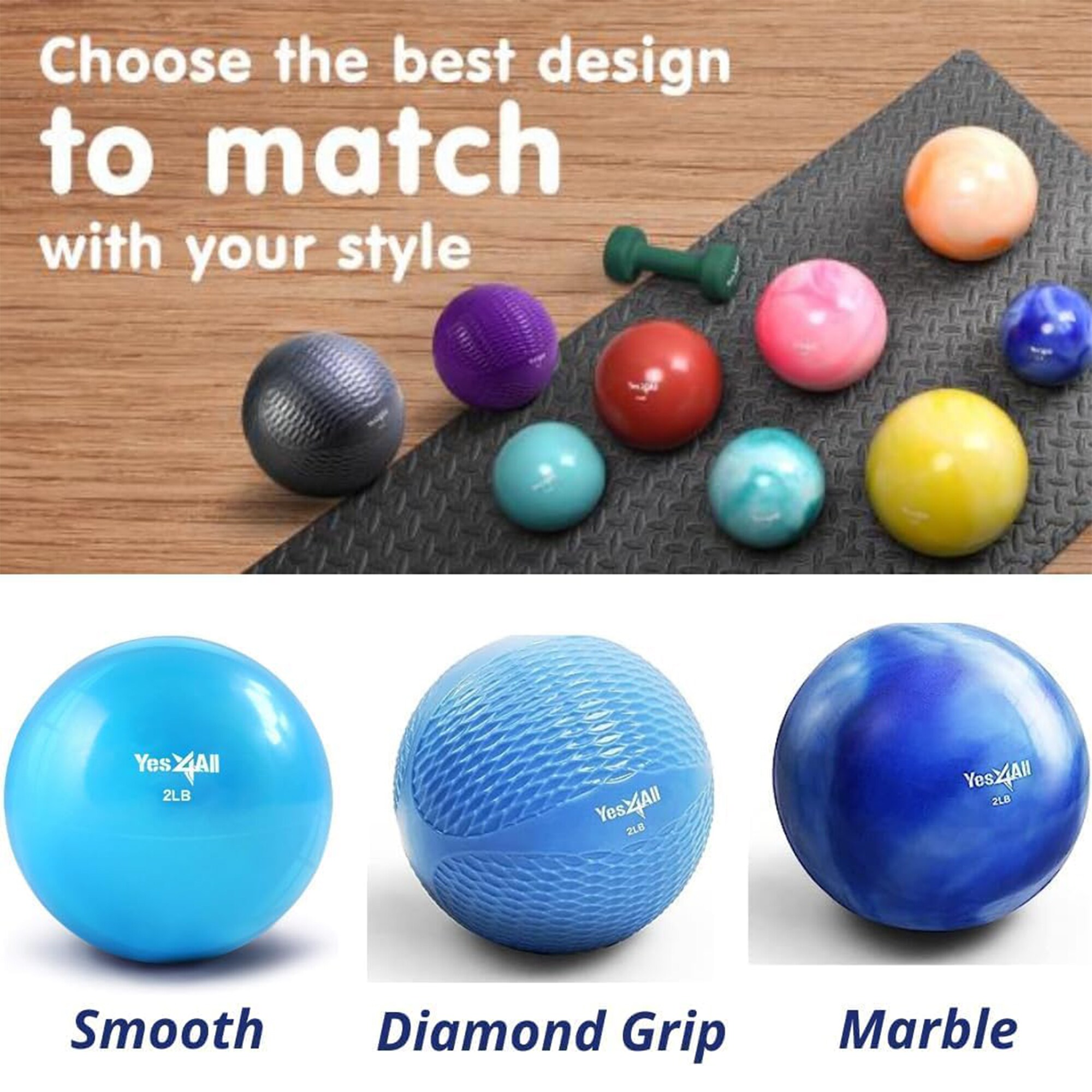 Yes4All TMHS Medicine-Balls - View #4