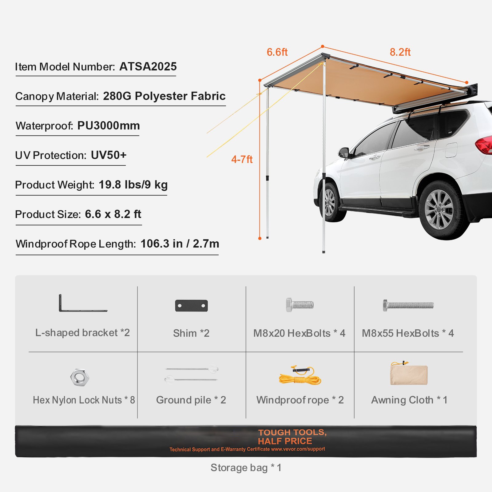 Mecale VOL-E0EDE8 awnings - View #3