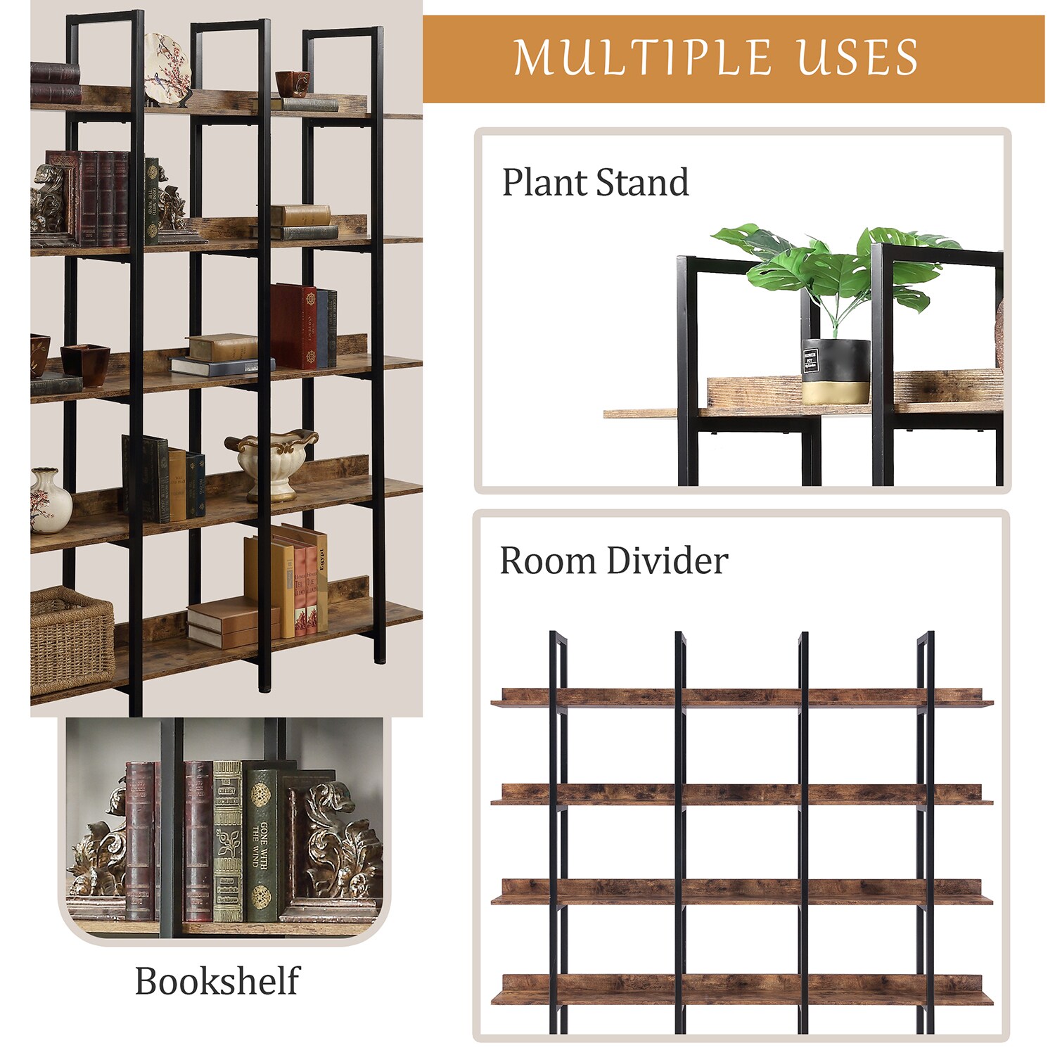Mondawe MA-N25176BW bookcases - View #11