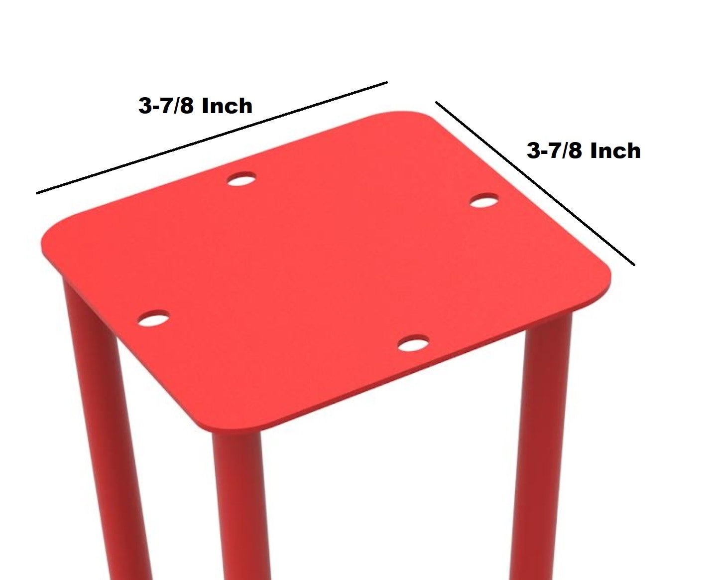 Kingsman Hardware TL720-RED Wood-Table-Legs - View #6