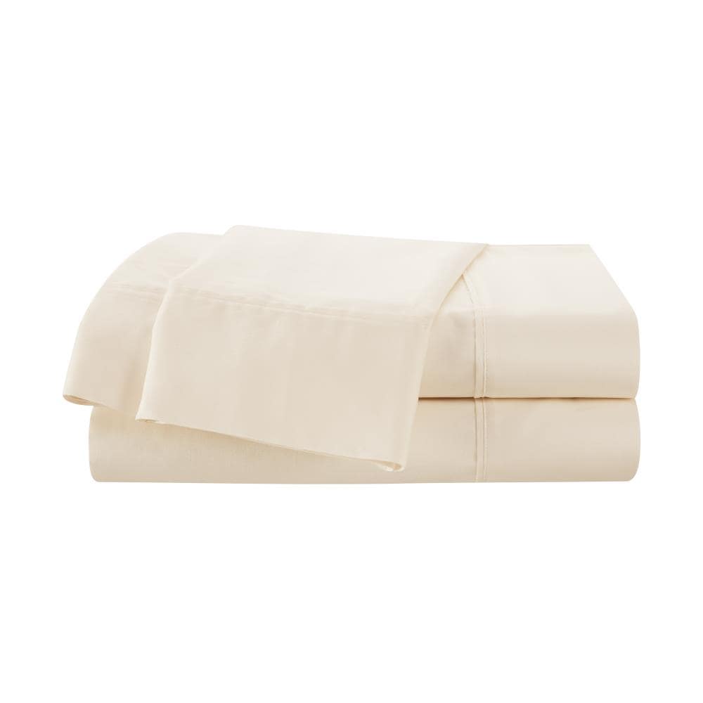 WestPoint Home Martex 400 Thread Count Full 400-Thread Count Cotton Ivory Bed  Sheet in the Bed Sheets department at