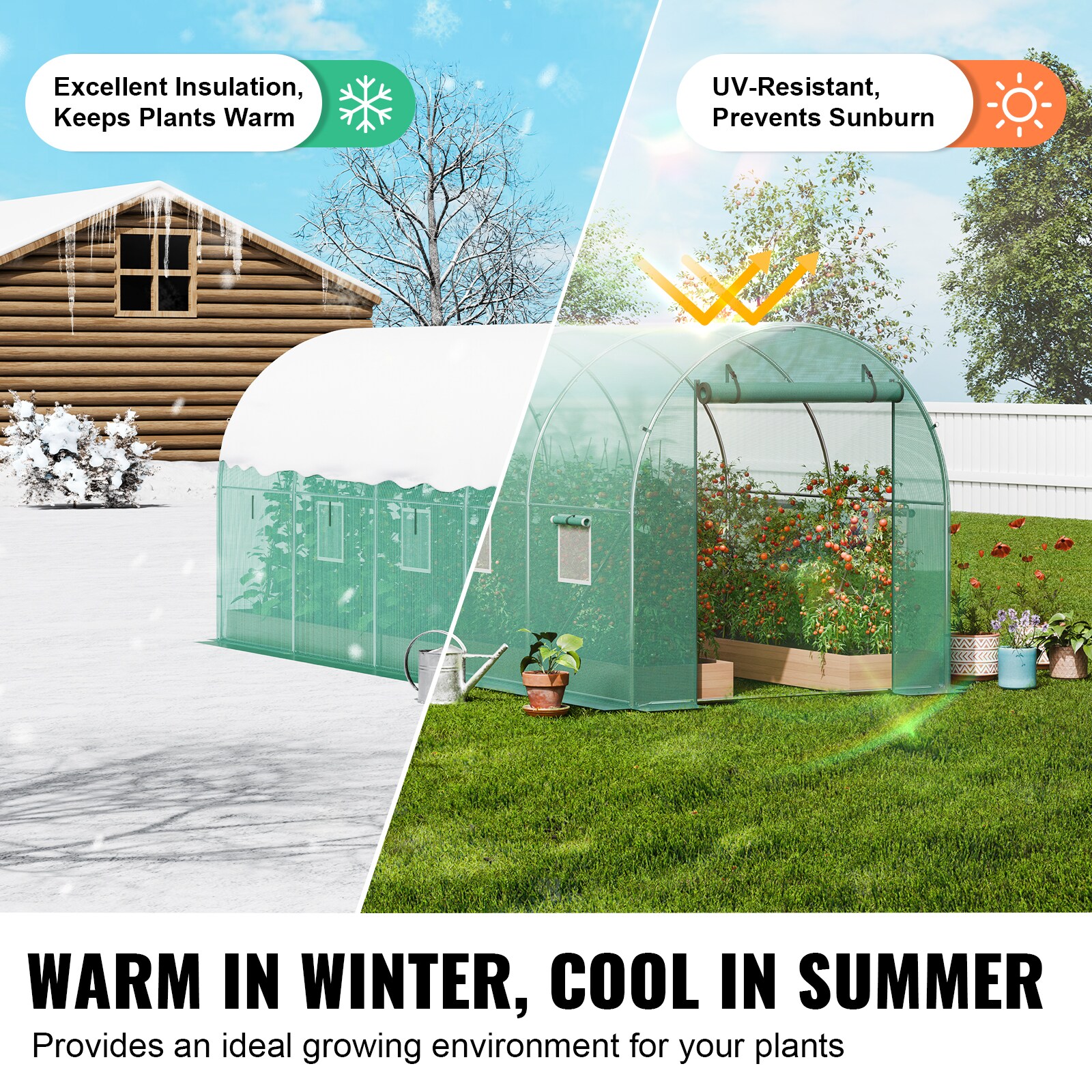 VEVOR SCSDXWS15X7X06990V0 greenhouses - View #4