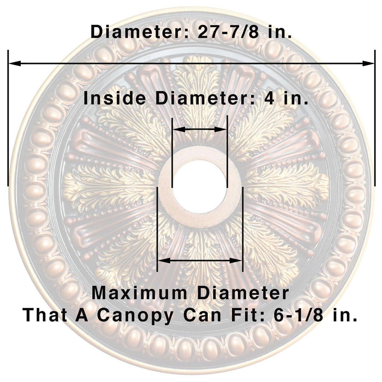 From Plain to Beautiful in Hours CCMF-052-INT-LL Ceiling-Medallions - View #5