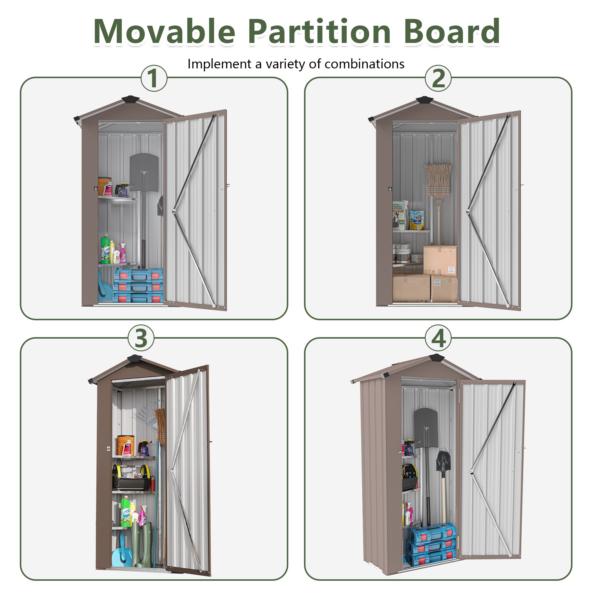 Flynama G-P283840 Metal-Storage-Buildings-Sheds - View #7