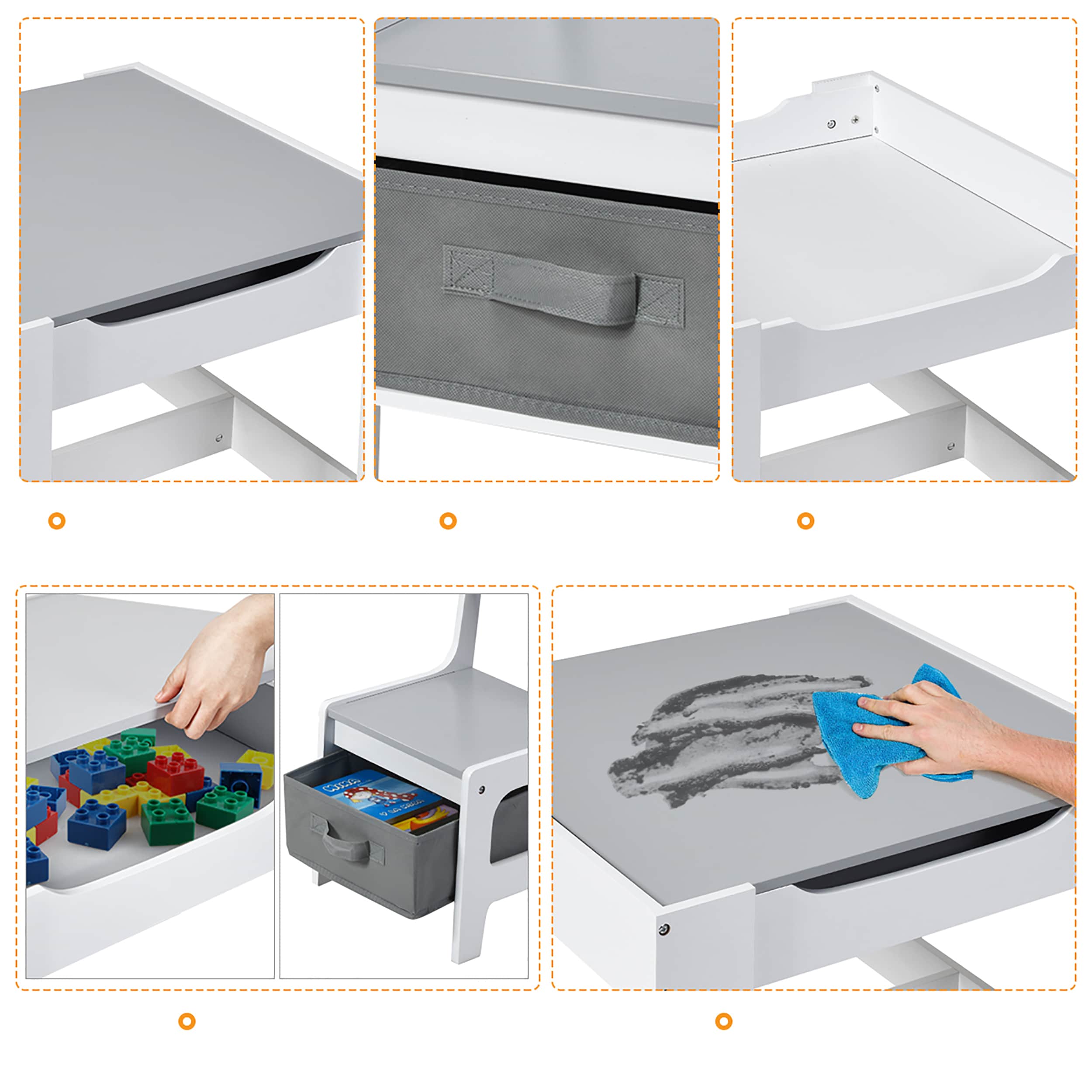 Goplus LWS00377 Kids-Play-Tables - View #2