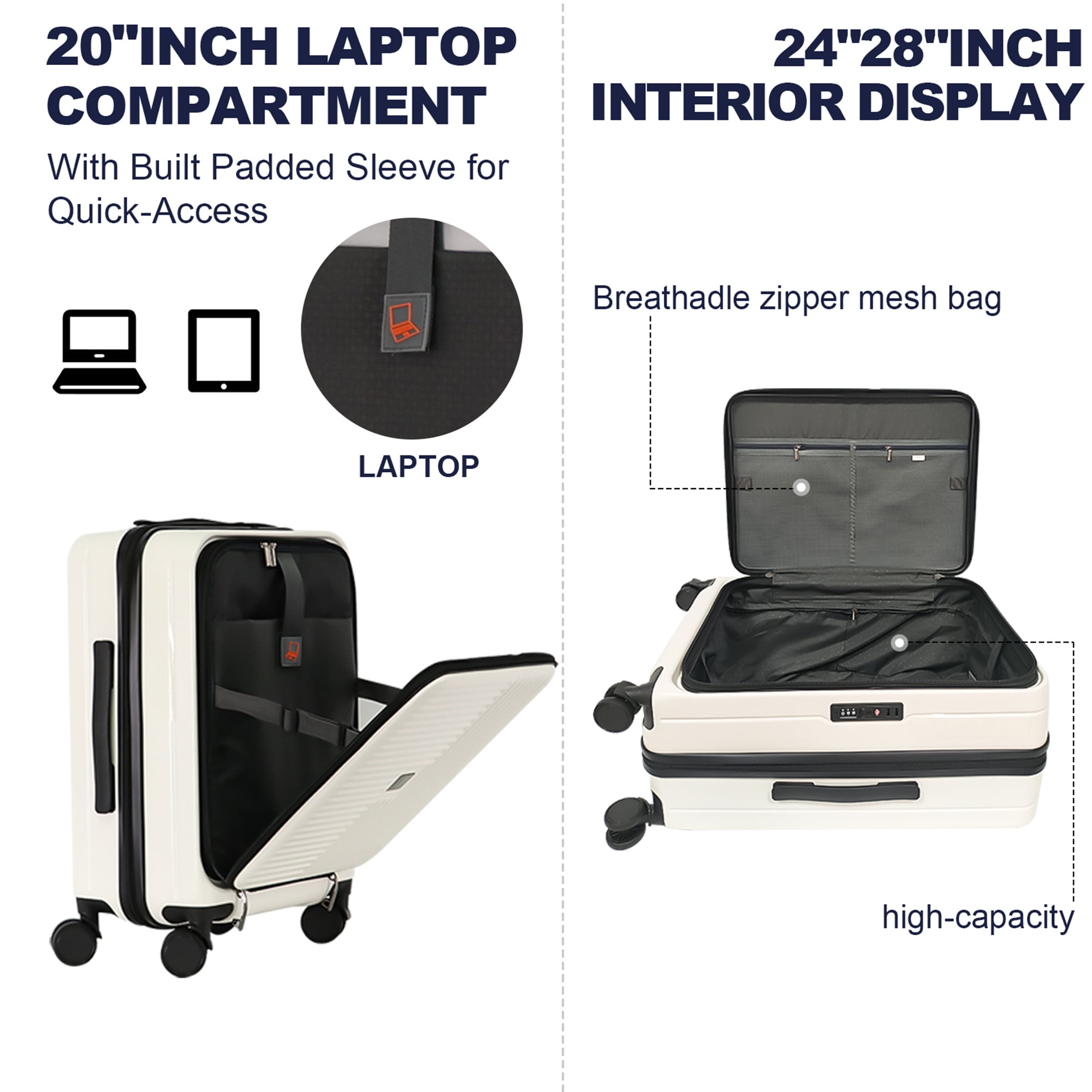 SINOFURN SYD9600008BL Luggage-And-Luggage-Sets - View #7