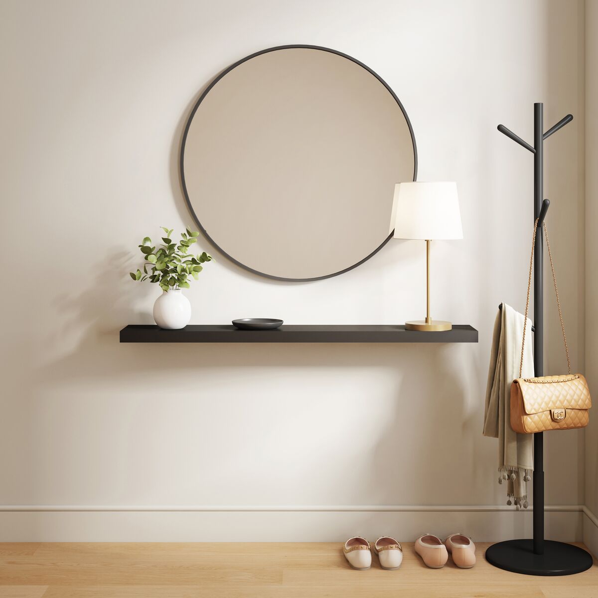 allen + roth LOWE48WMS-BL Wall-Mounted-Shelving - View #6