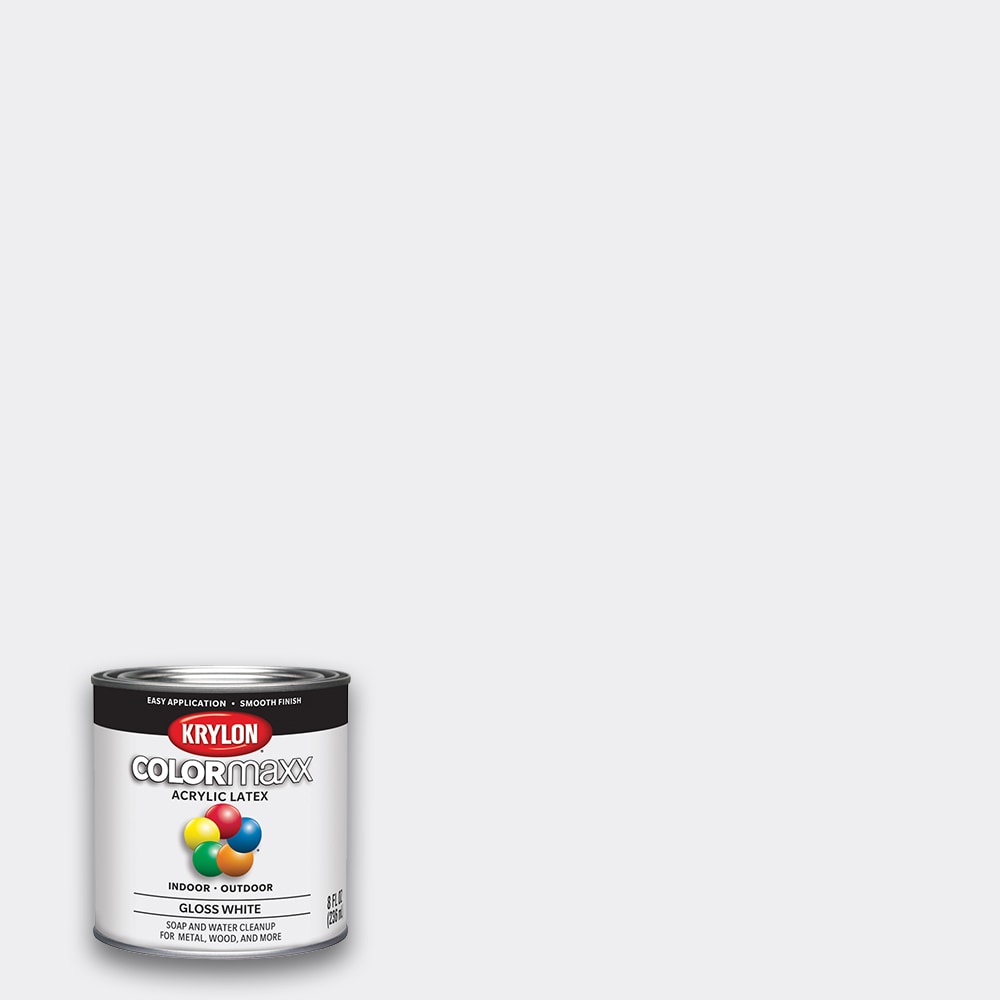 White Gloss Exterior Paint at