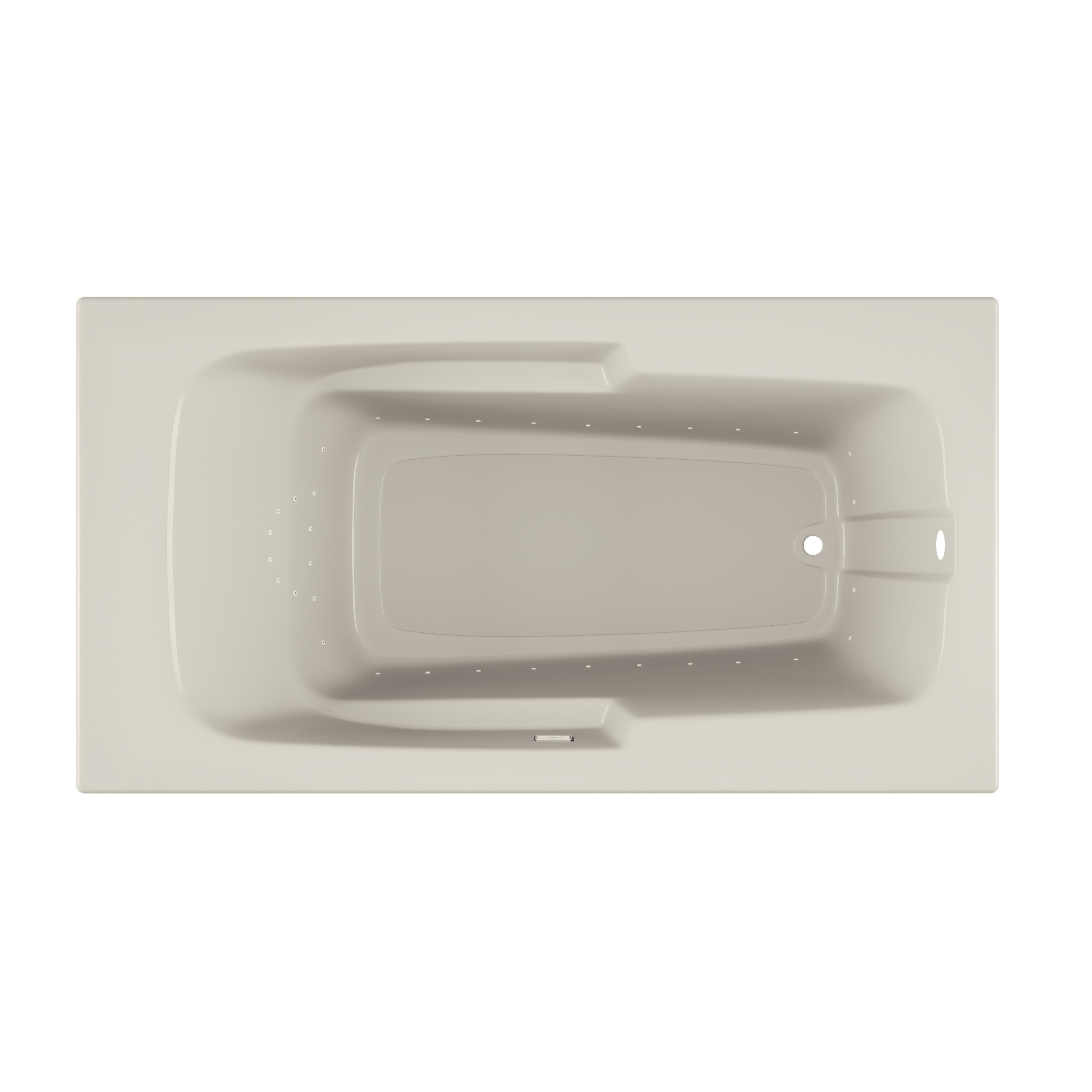 Jacuzzi LR80969 CETRA 32-in x 60-in Oyster Acrylic Rectangular Alcove Air bath ( Right Drain )