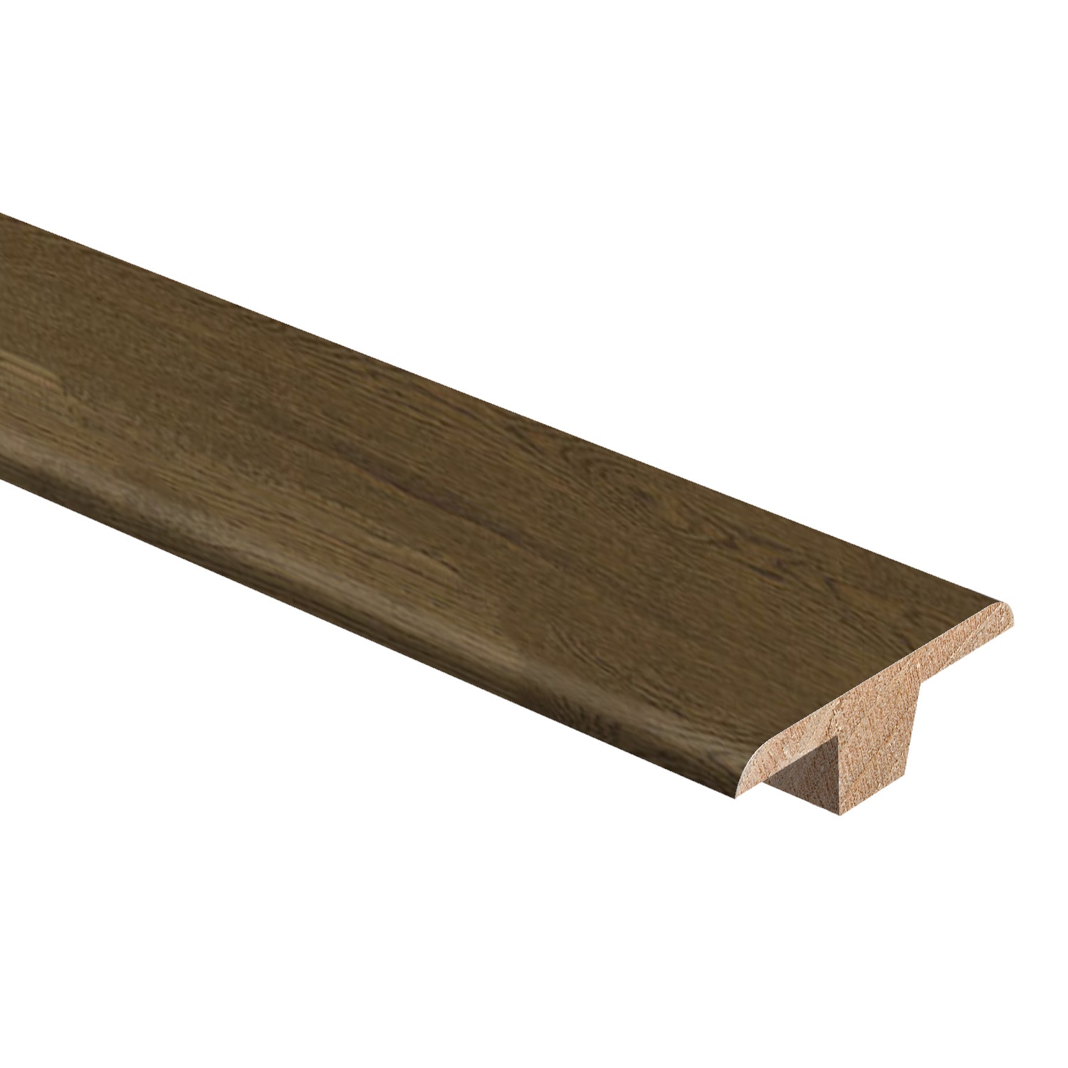 Zamma 204003022571HS Worn Brown Oak 0.375-in T x 1.75-in W x 94-in L Wood T-moulding